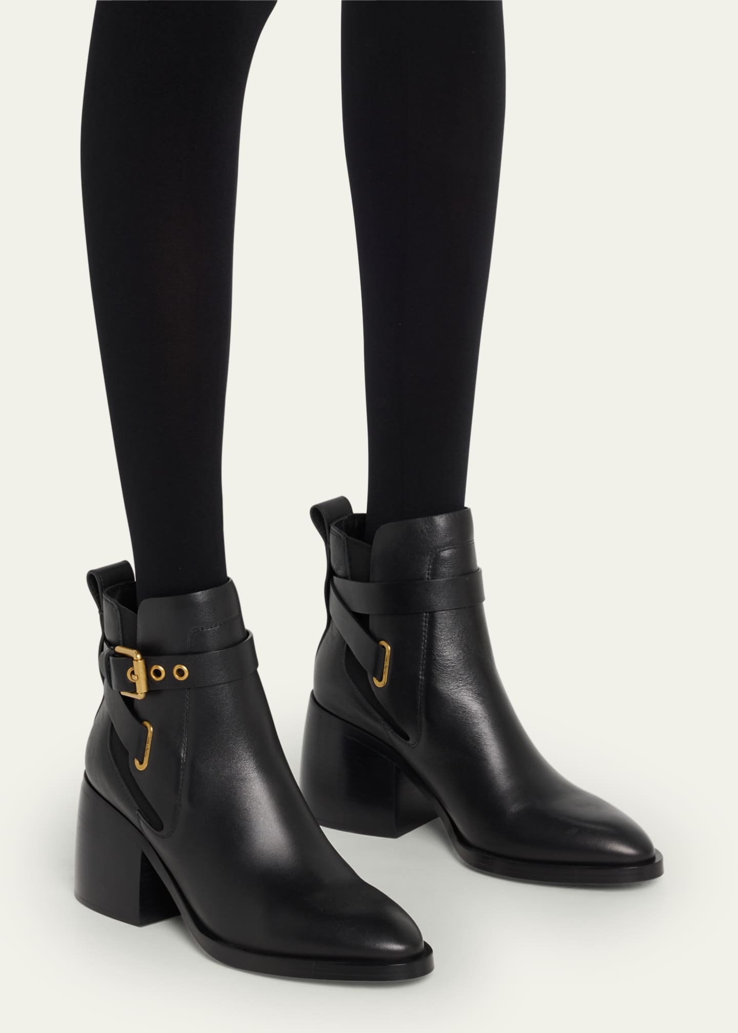 See by chloe buckle ankle boots Clearance