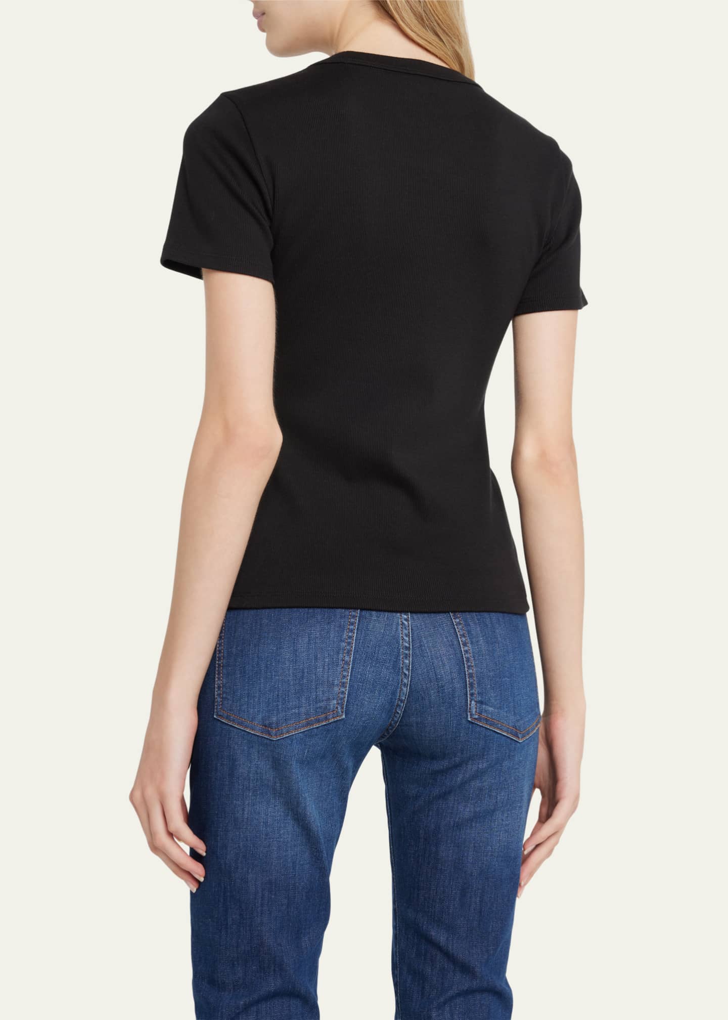 Veronica Beard Pruitt Crewneck Tee Image 3 of 5