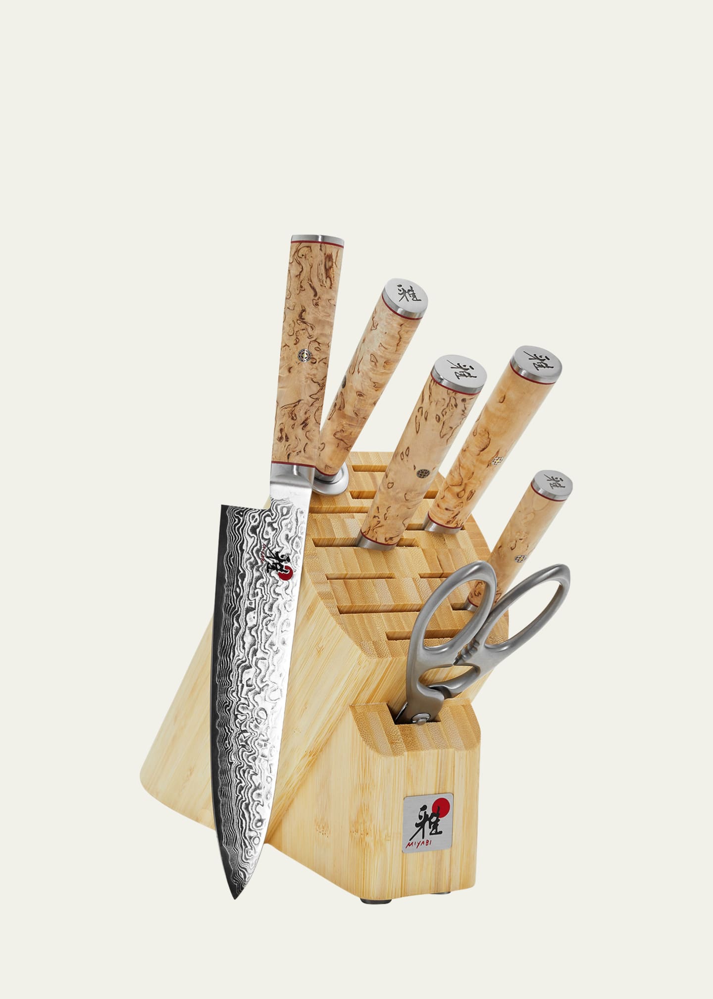 Miyabi Birchwood 7Piece Knife Block Set Bergdorf Goodman