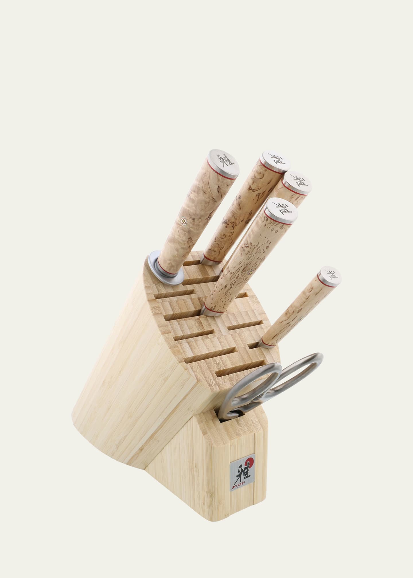 Miyabi Birchwood 7Piece Knife Block Set Bergdorf Goodman