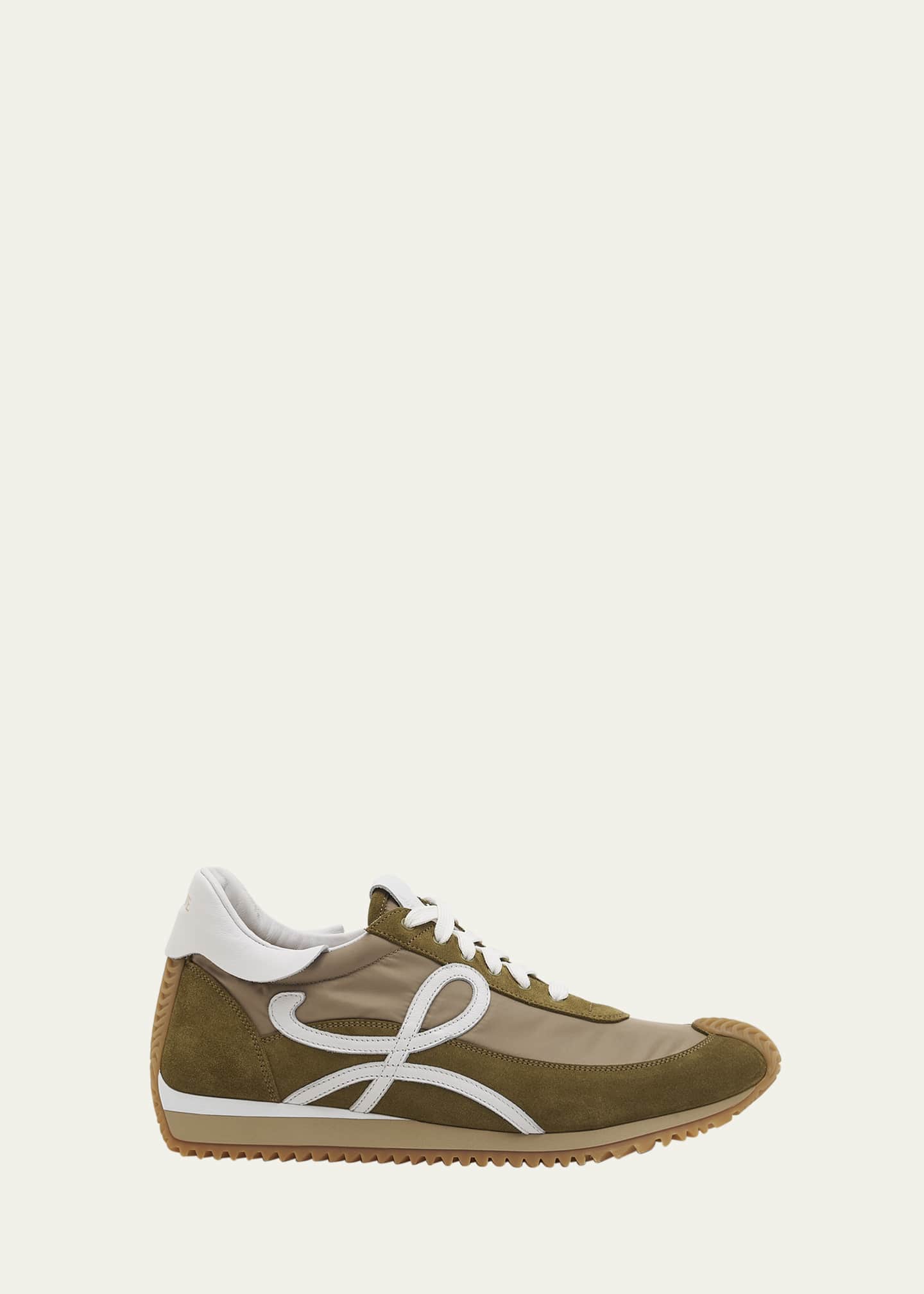 Loewe Men s Nylon and Leather Flow Runner Sneakers Bergdorf Goodman