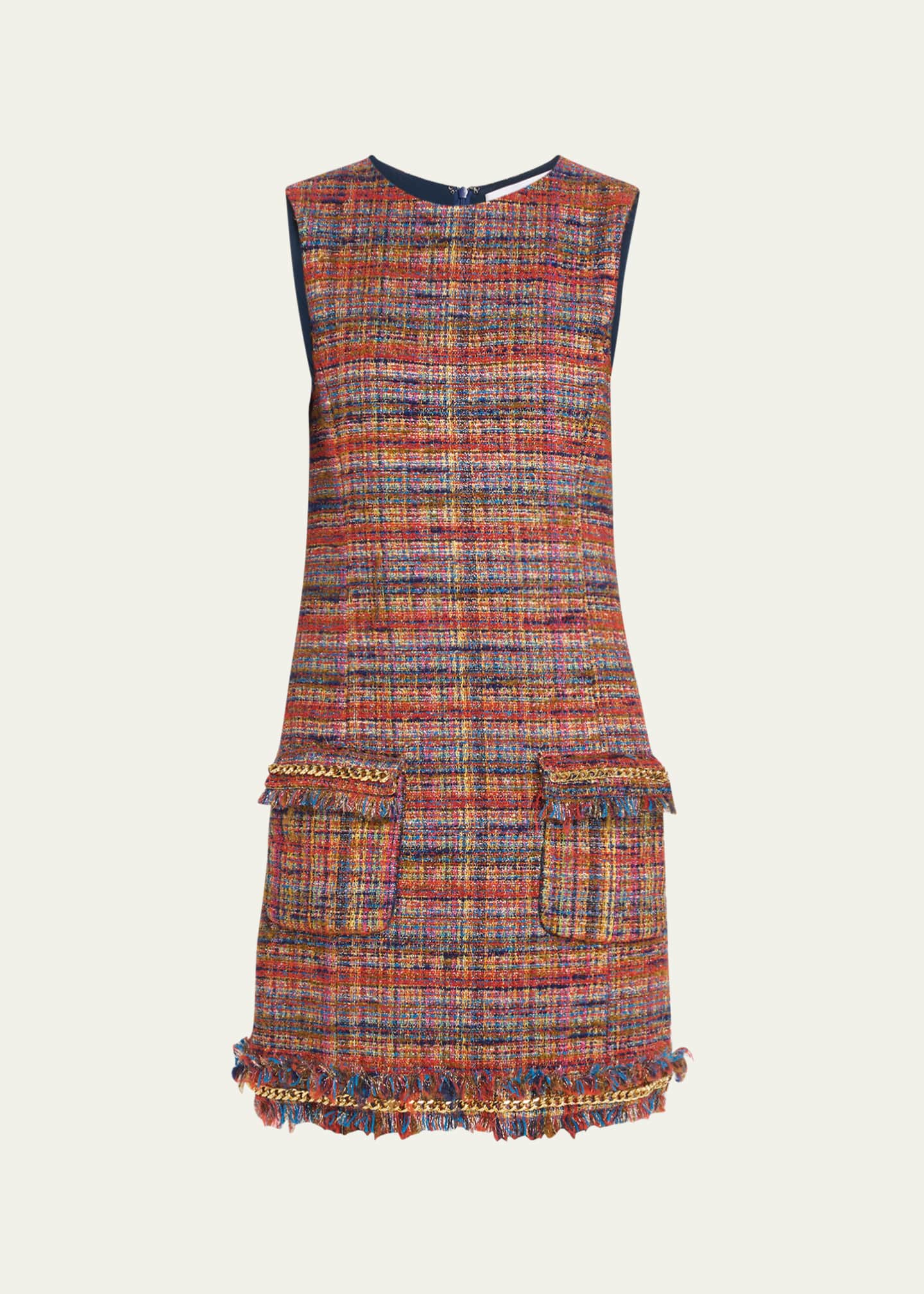 Frayed tweed deals dress