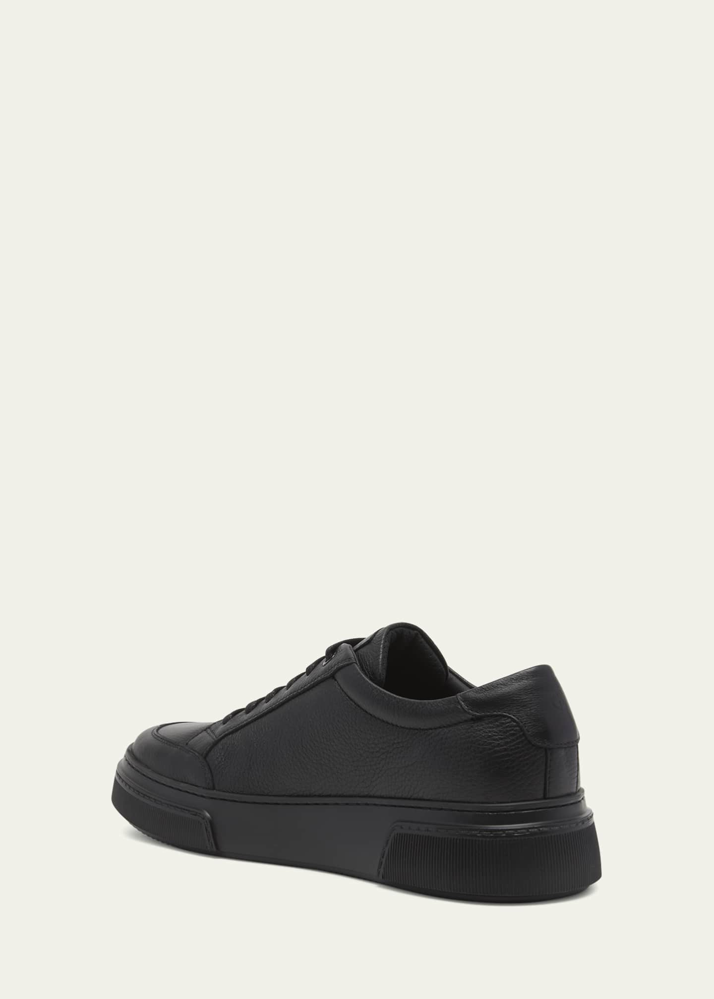 Giorgio Armani Men s Platform Leather Low Top Sneakers Bergdorf