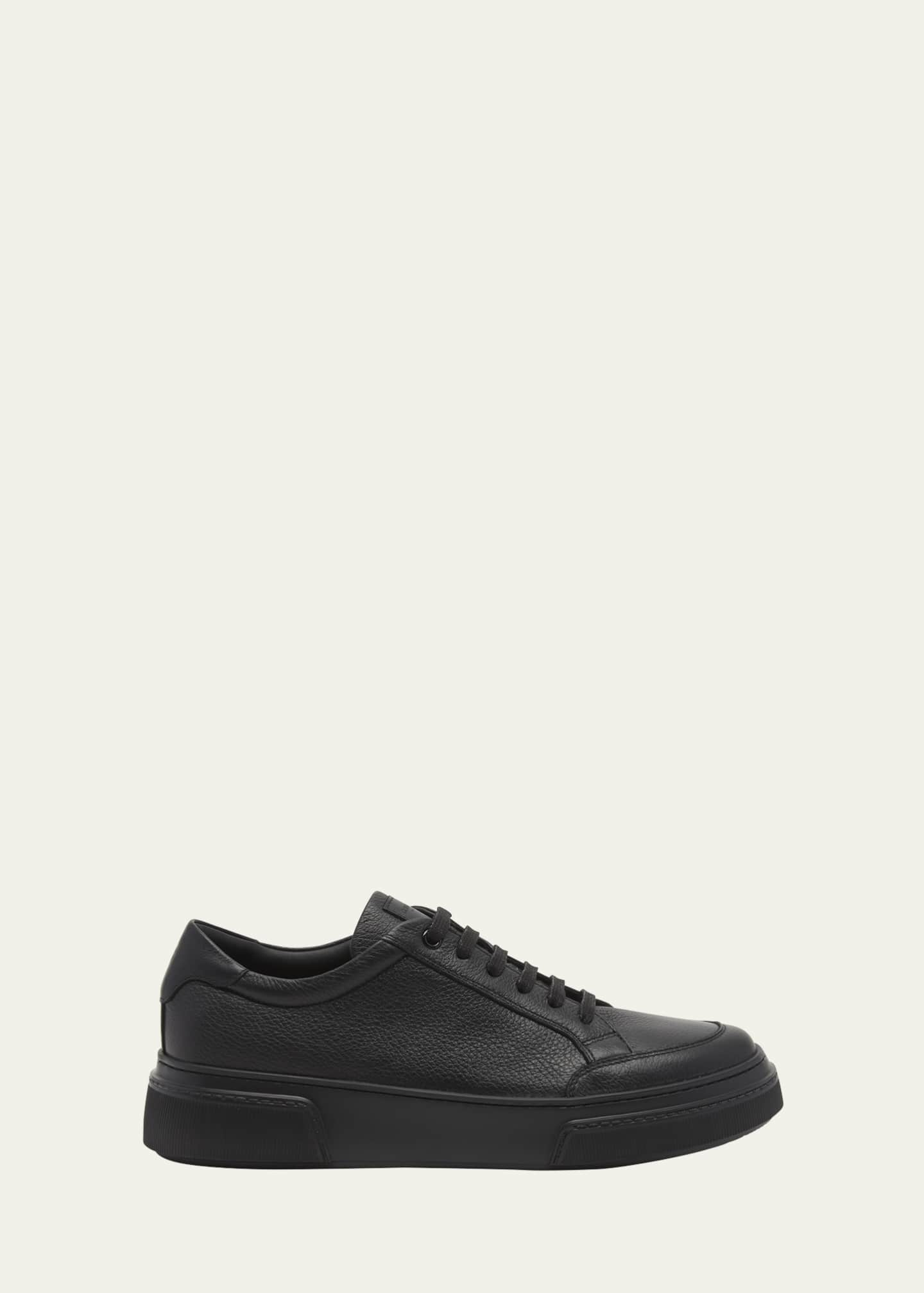 Giorgio Armani Men's Platform Low-Top Sneakers Goodman