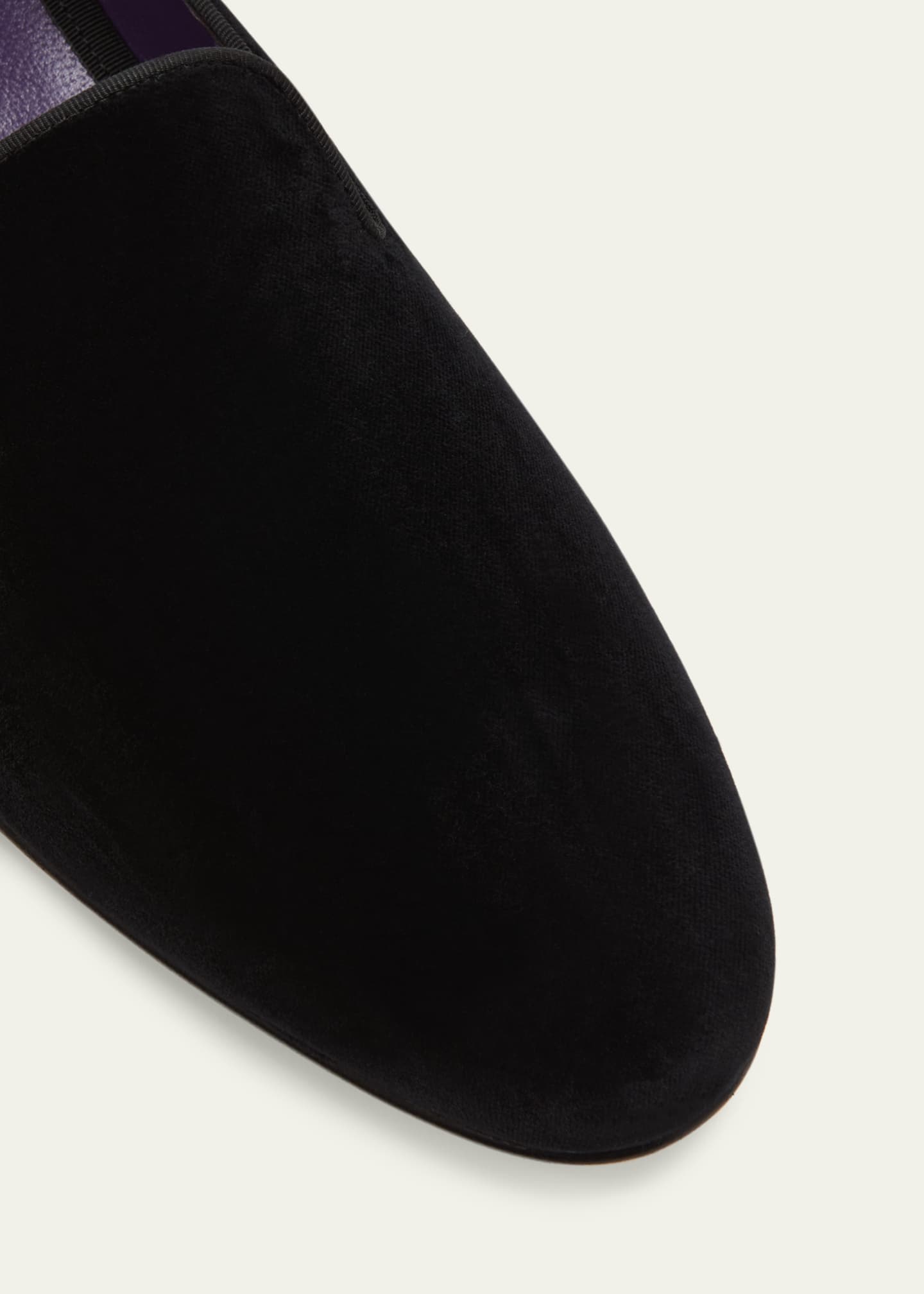 Ralph Lauren Purple Label Men's Alonzo Velvet Loafers Bergdorf Goodman