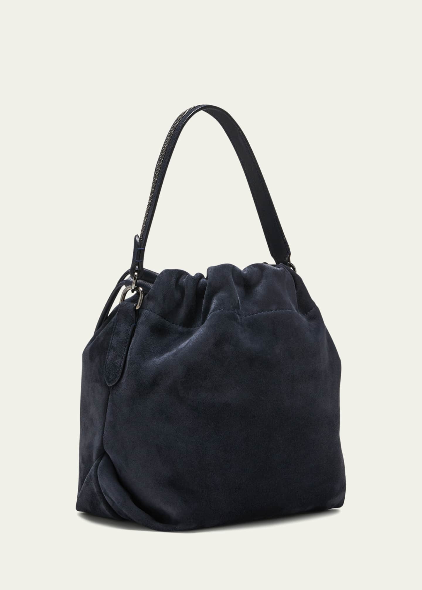 Brunello Cucinelli Monili Soft Leather Bucket Bag - Bergdorf Goodman