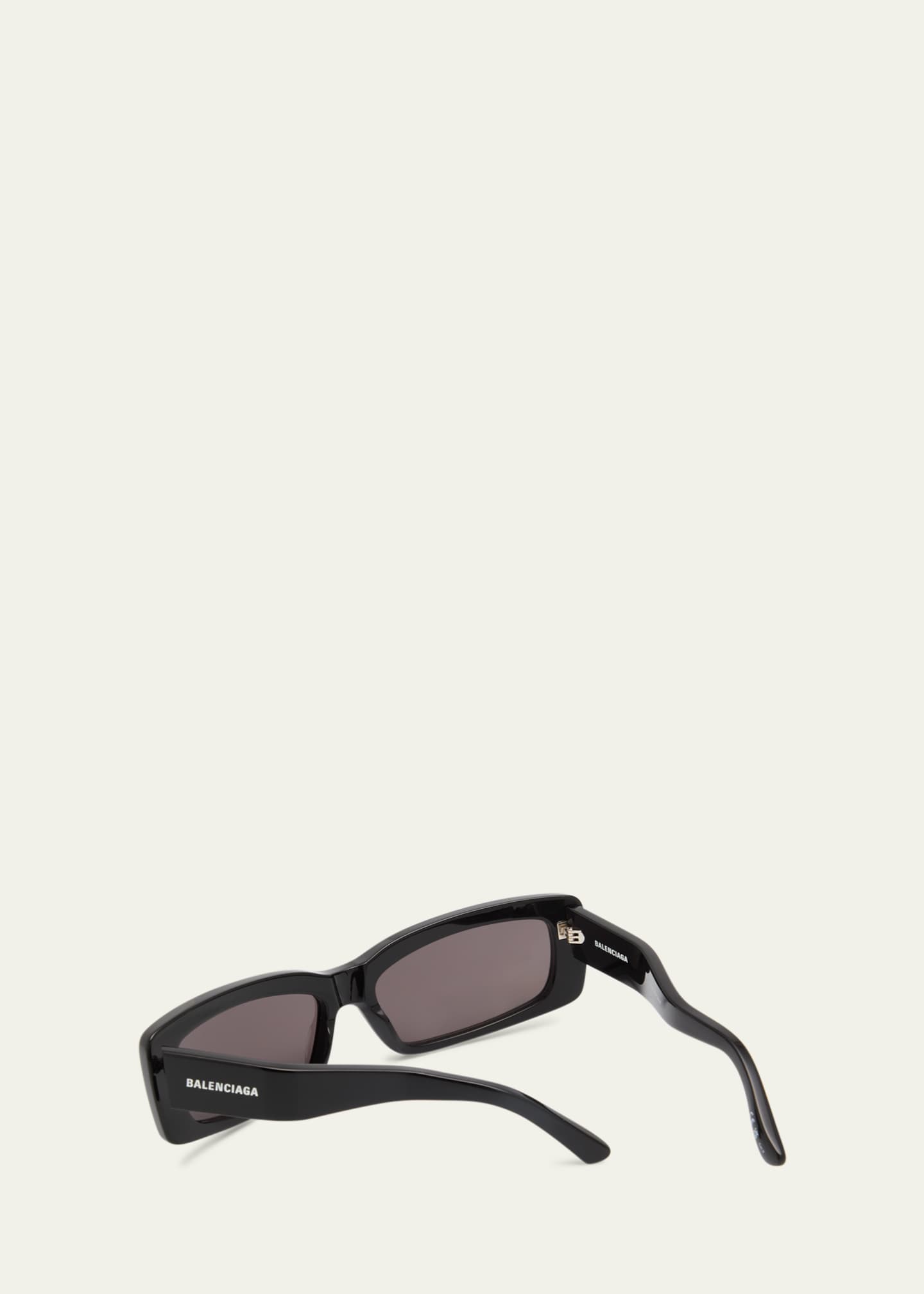 Balenciaga BB0286S Acetate Rectangle Sunglasses