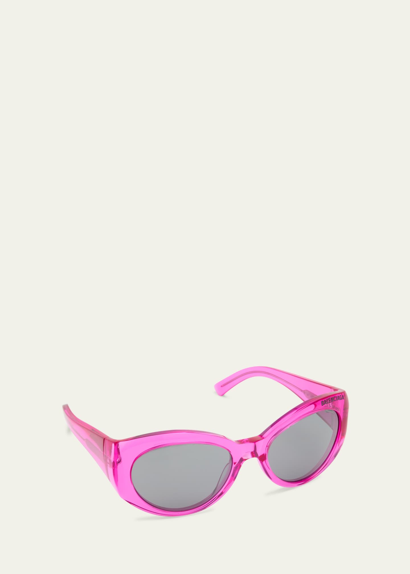 Balenciaga BB0267S Round Acetate Sunglasses Image 3 of 5