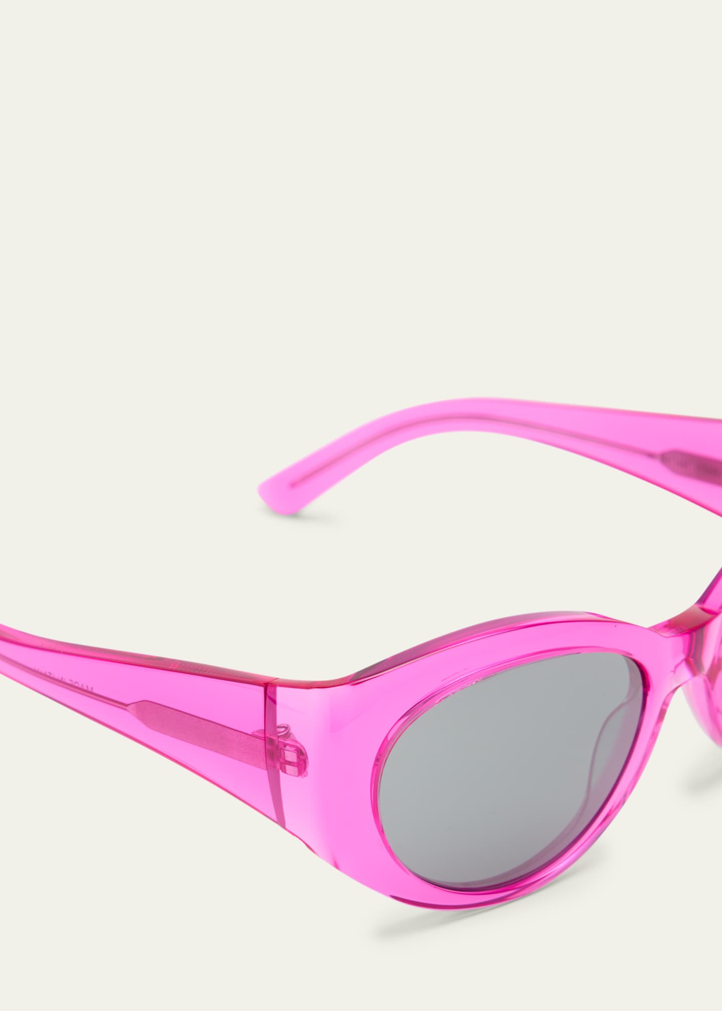 Balenciaga BB0267S Round Acetate Sunglasses Image 4 of 5