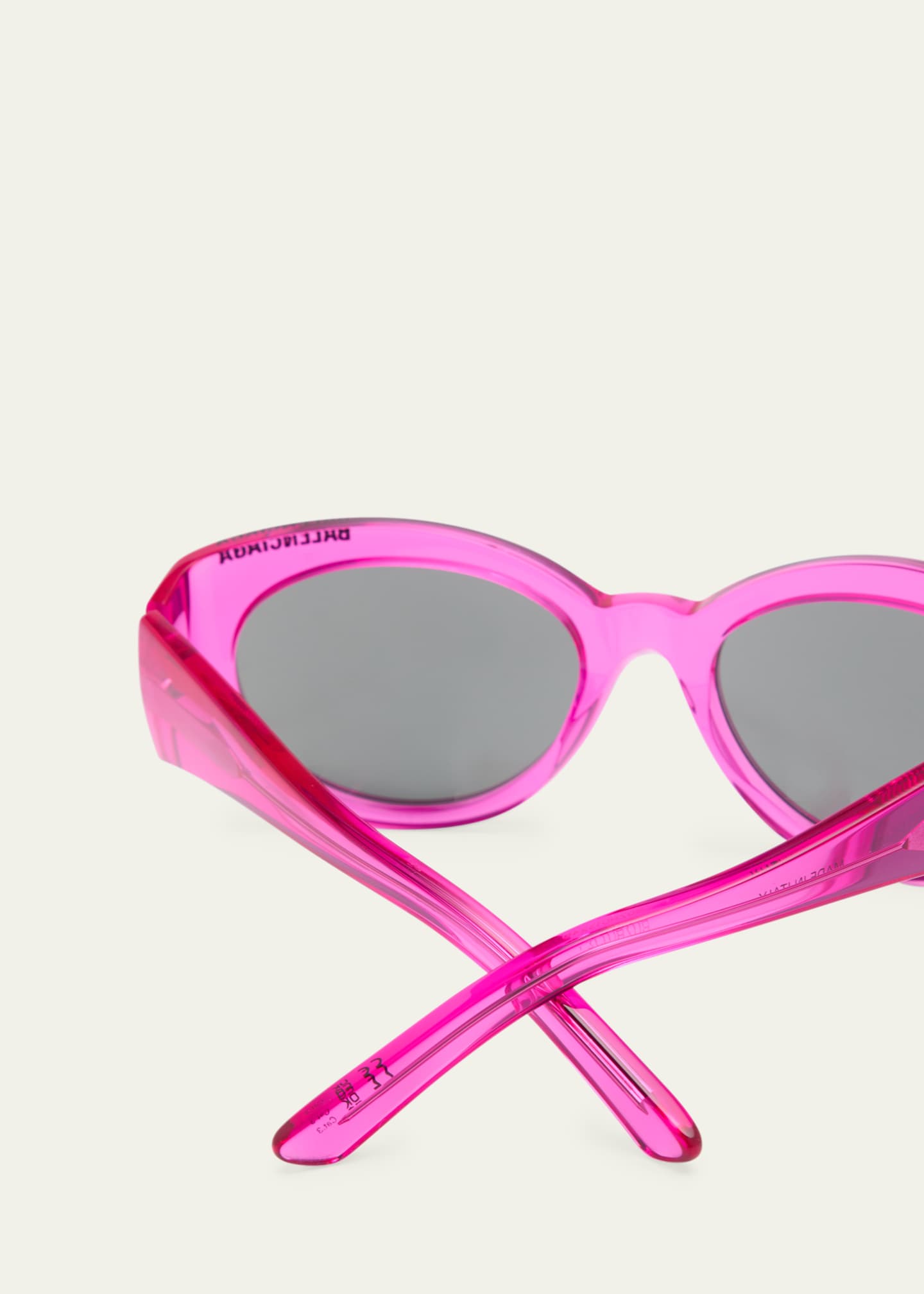 Balenciaga BB0267S Round Acetate Sunglasses Image 5 of 5