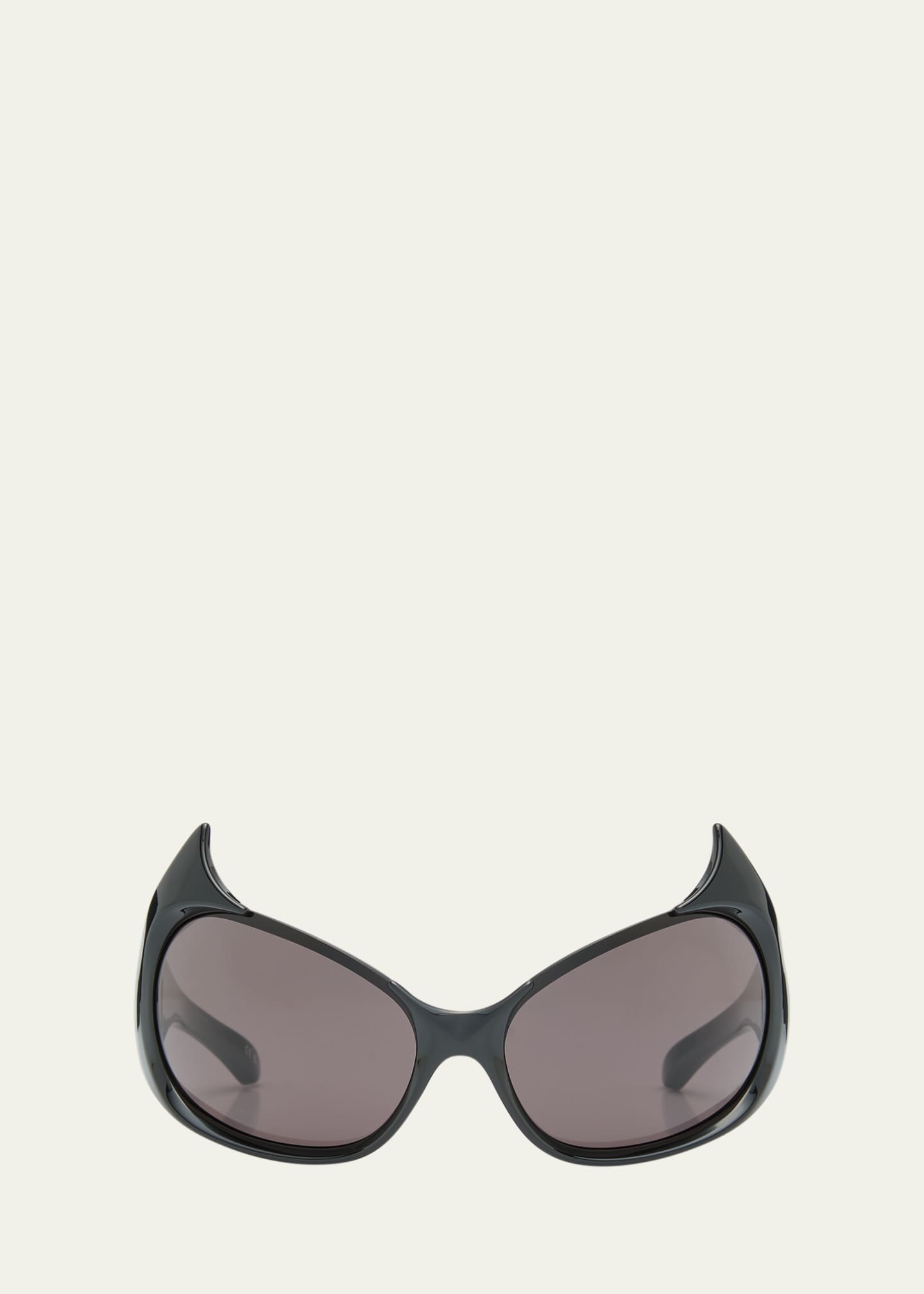 Balenciaga Gotham Injected Nylon Wrap Sunglasses - Bergdorf Goodman