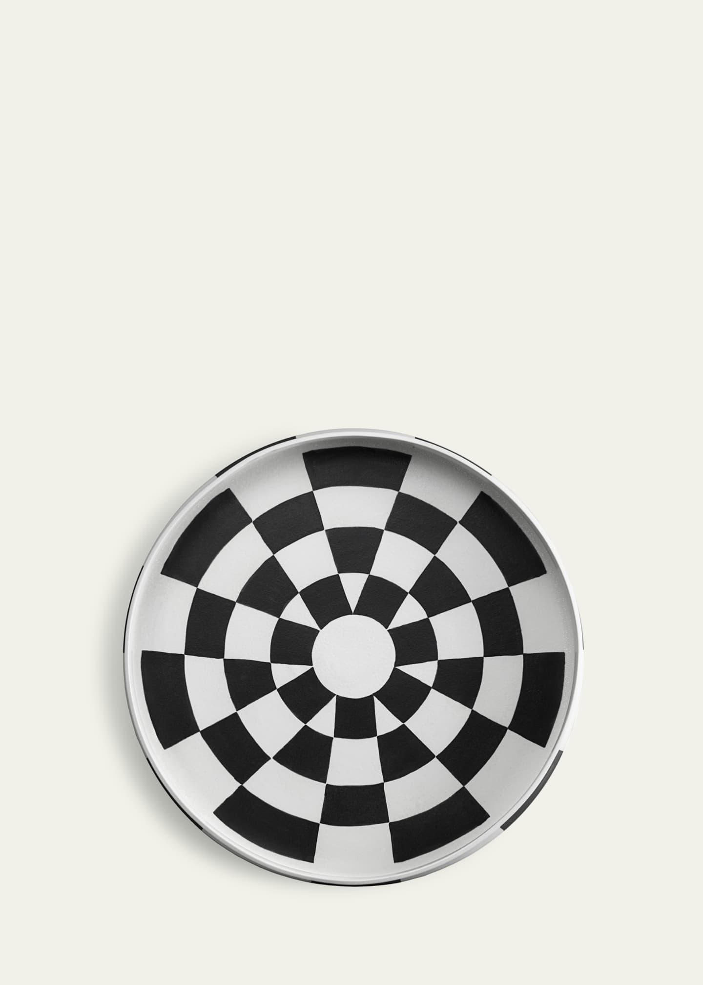 L'Objet Large Damier Round Platter Image 2 of 3