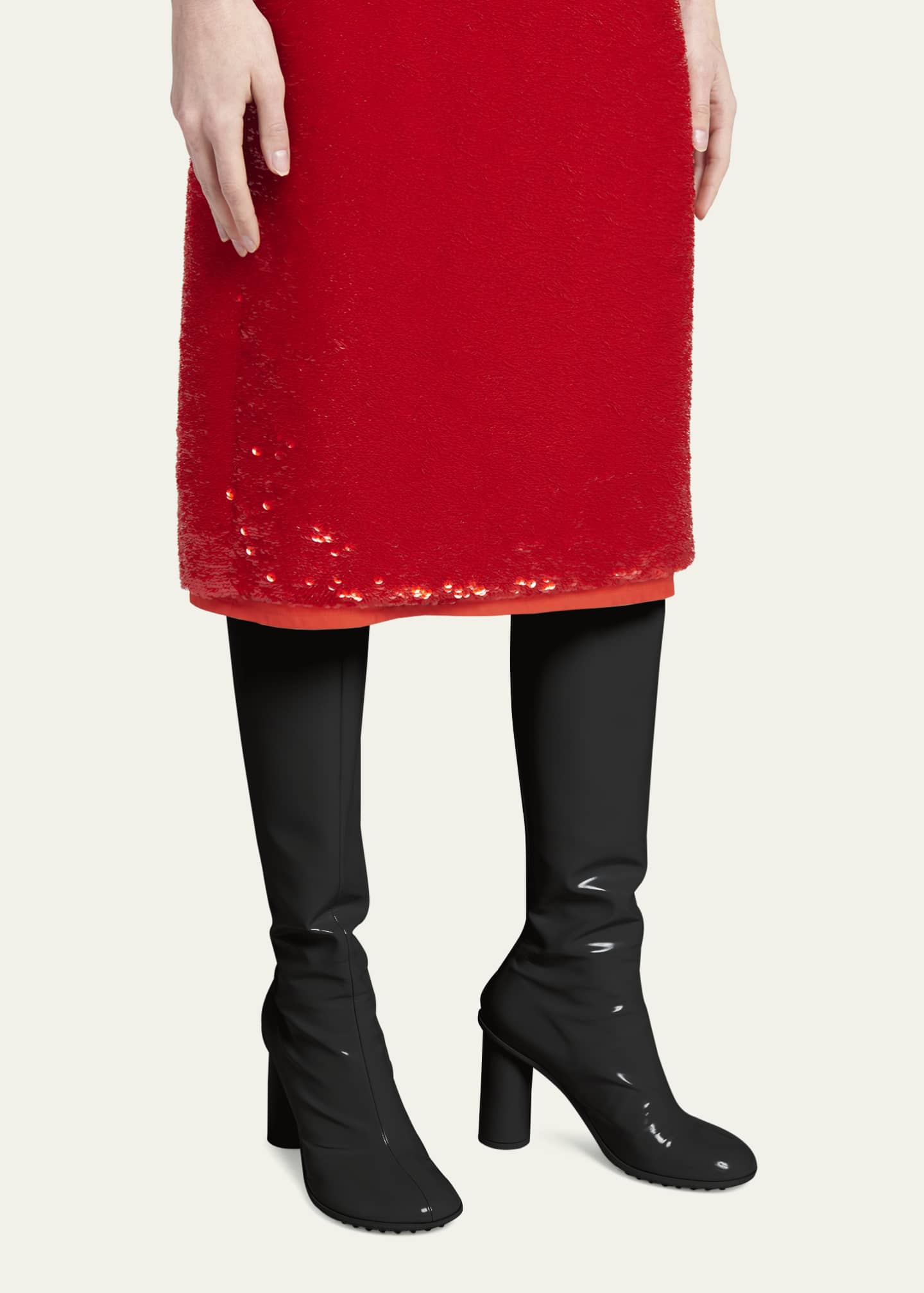 Bottega Veneta Atomic Lambskin Leather Boots - Bergdorf Goodman
