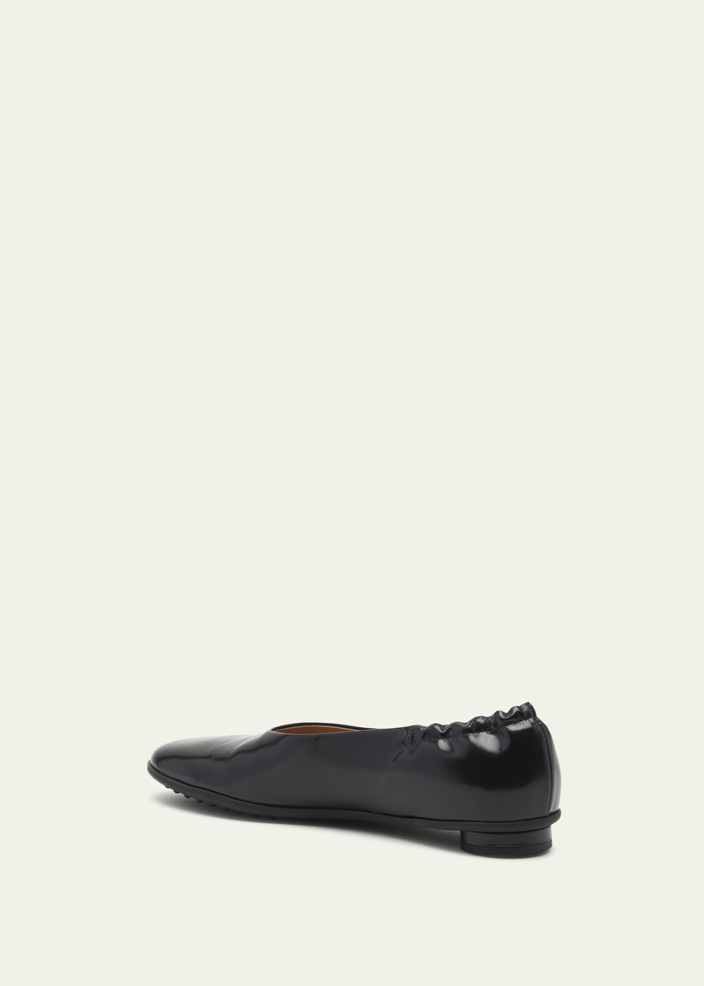 Bottega Veneta Atomic Lambskin Leather Ballerina Flats