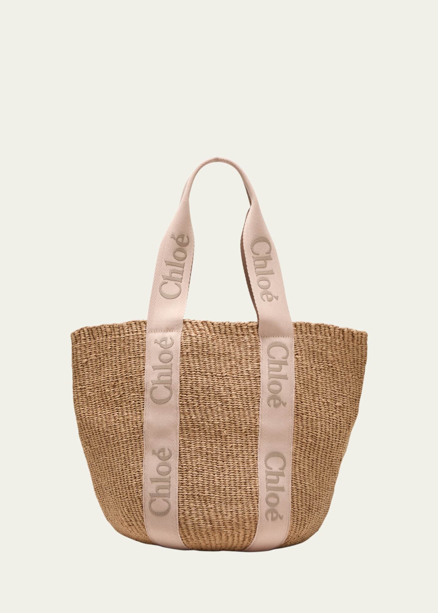 Chloe Woody Large Mifuko Basket Bag with Logo Webbing Image 1 of 5