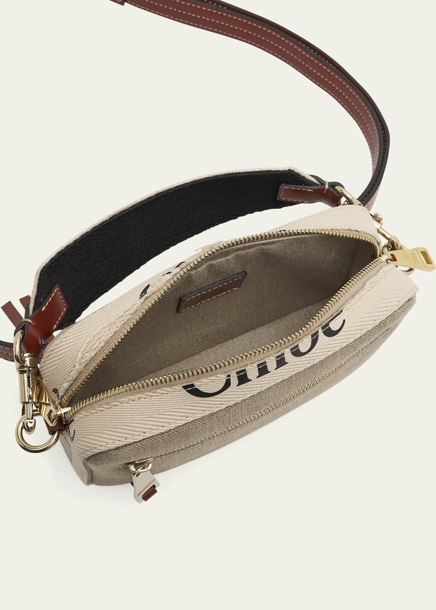 Chloe Woody Linen Belt Bag