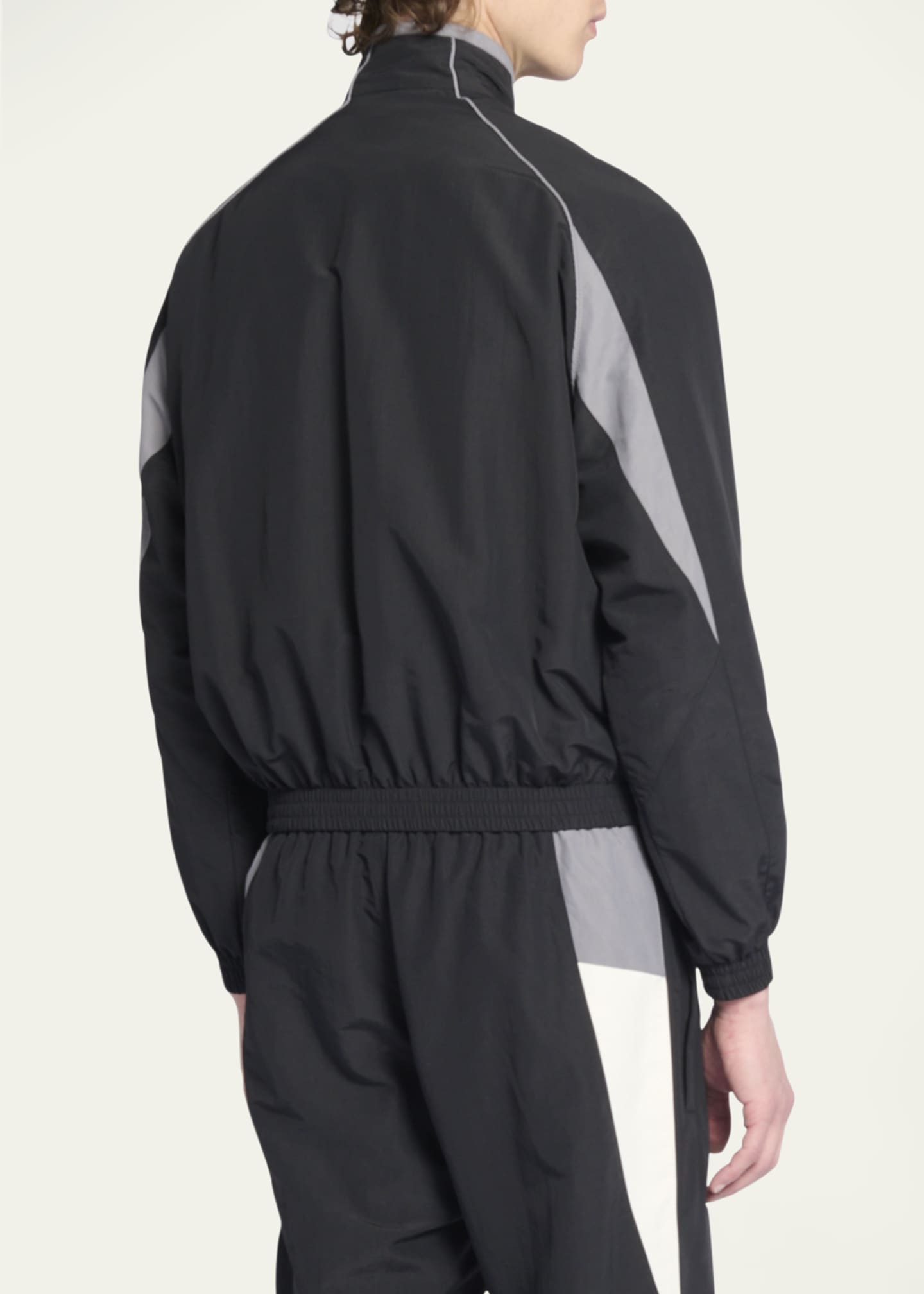Nylon discount track jacket