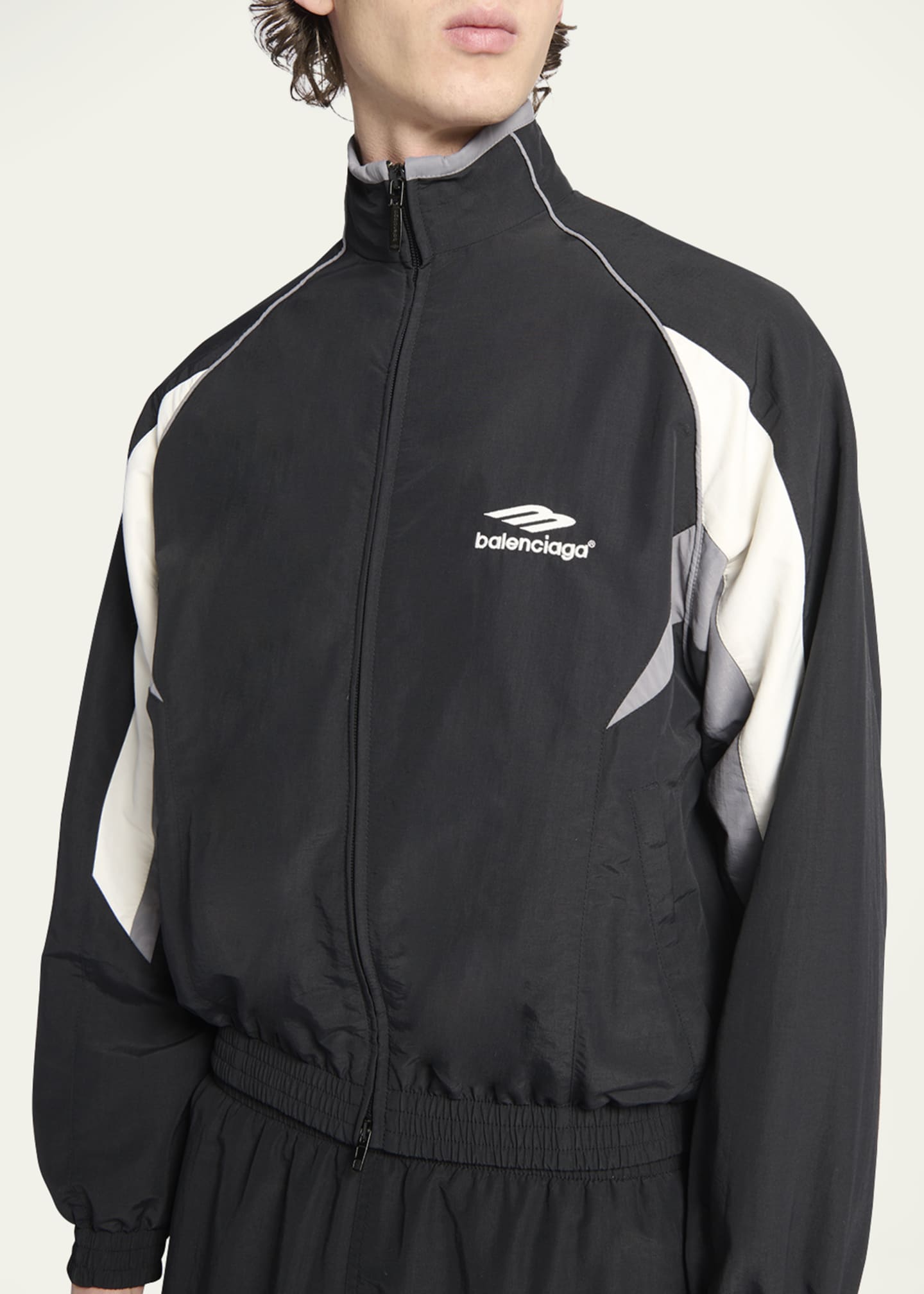 NYLON TRACK JACKET