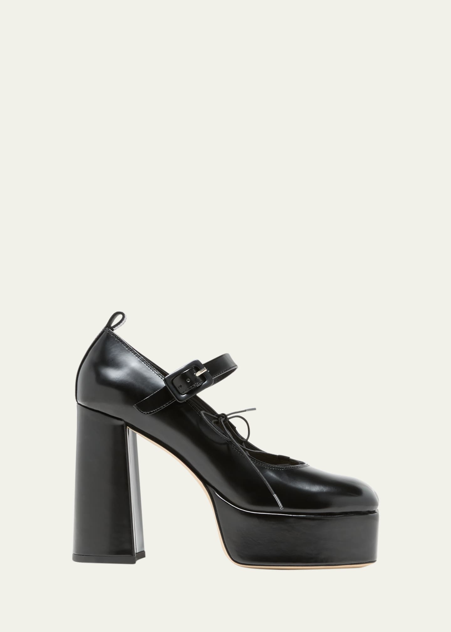 Leather ballerina pumps clearance