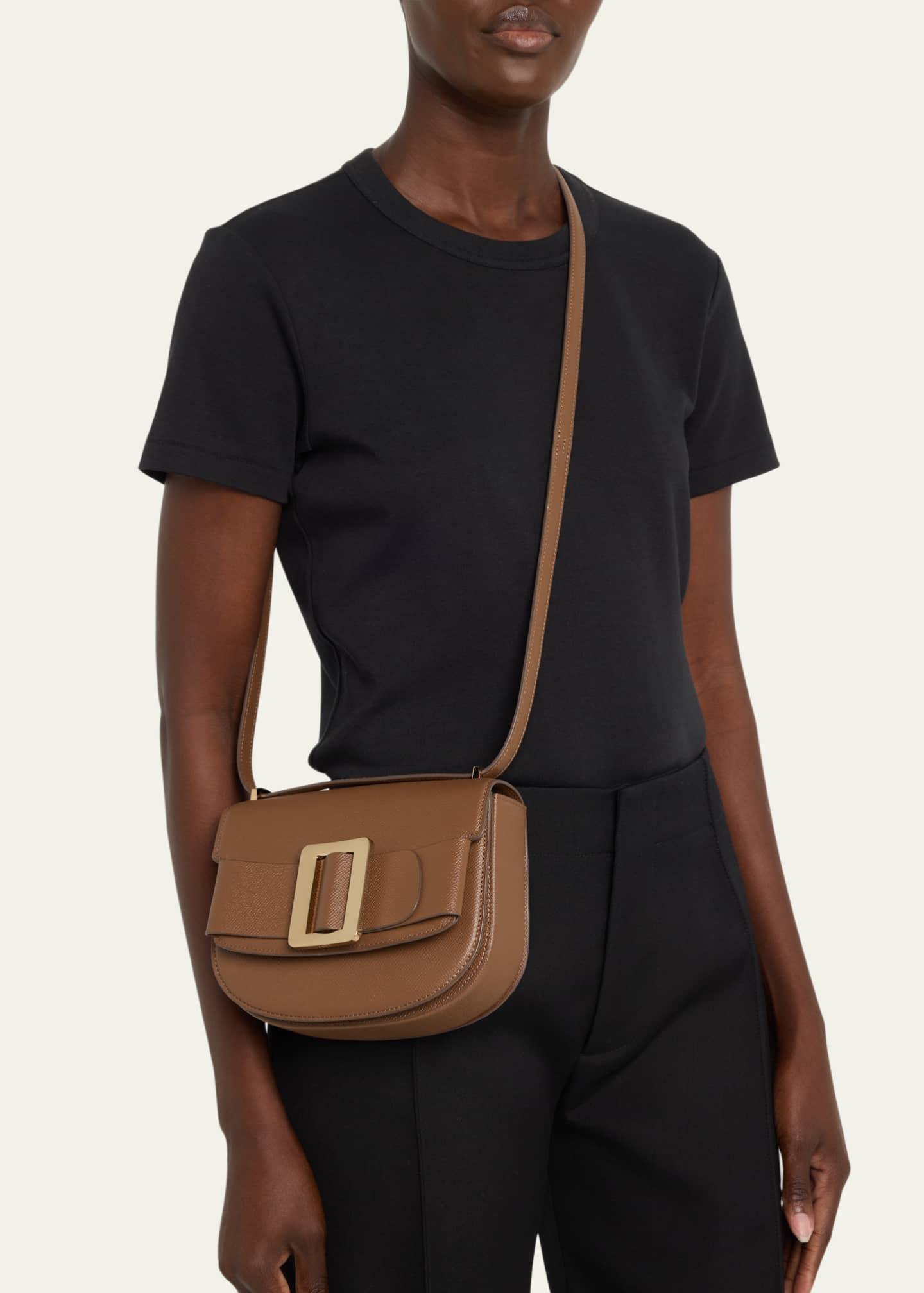 Boyy Women's Buckle Leather Shoulder Bag