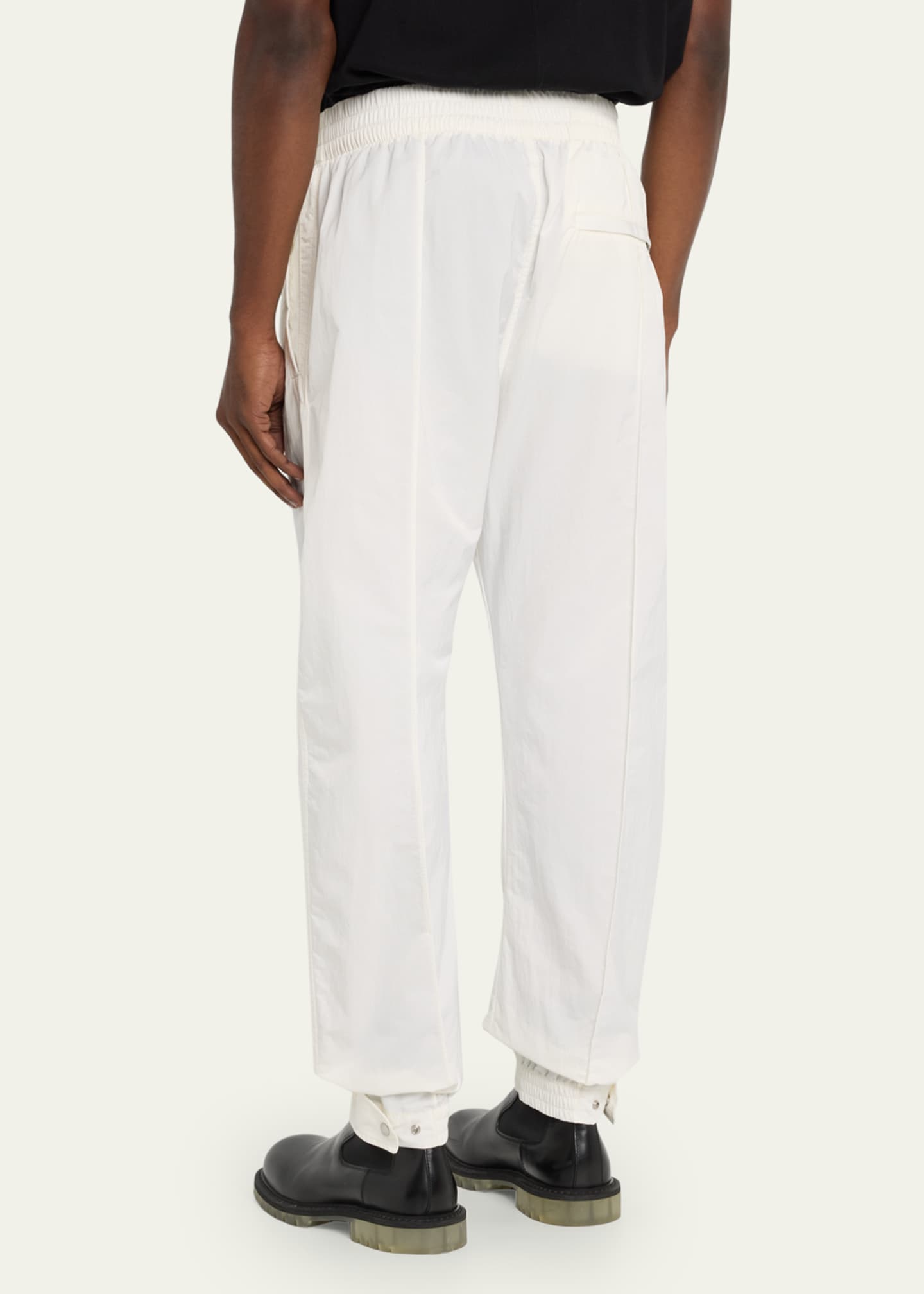 Bottega Veneta Men's Elastic Waist Nylon Pant - Bergdorf Goodman