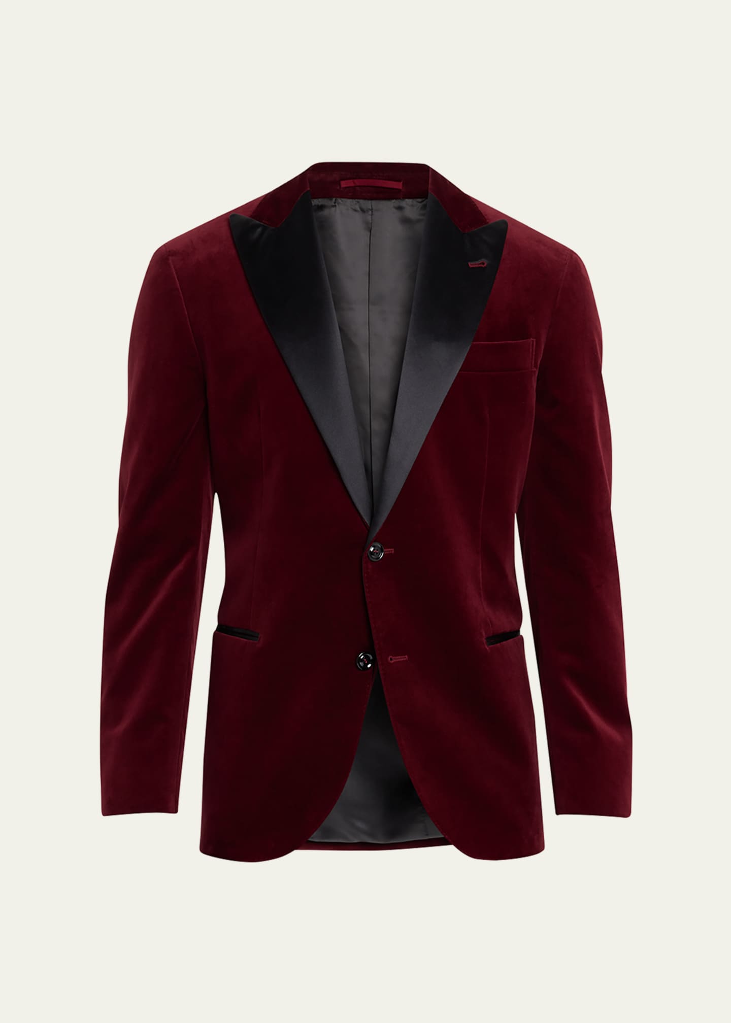 Brunello Cucinelli Men's Velvet Peak-Lapel Tuxedo Jacket - Bergdorf Goodman