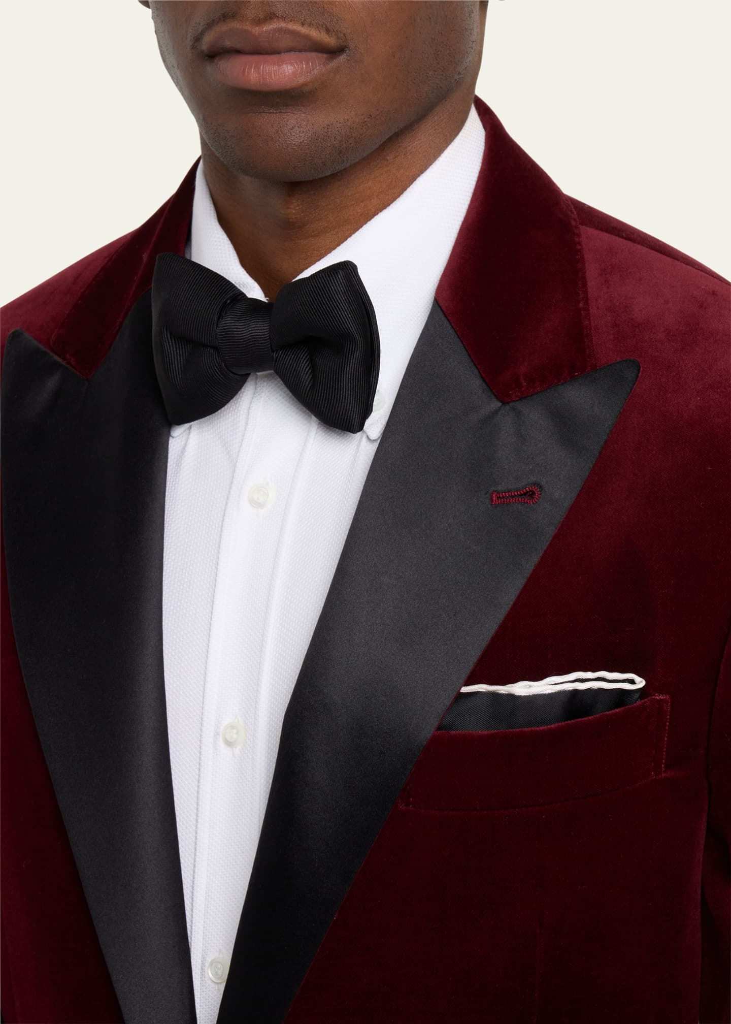 Brunello Cucinelli Men's Velvet Peak-Lapel Tuxedo Jacket - Bergdorf Goodman