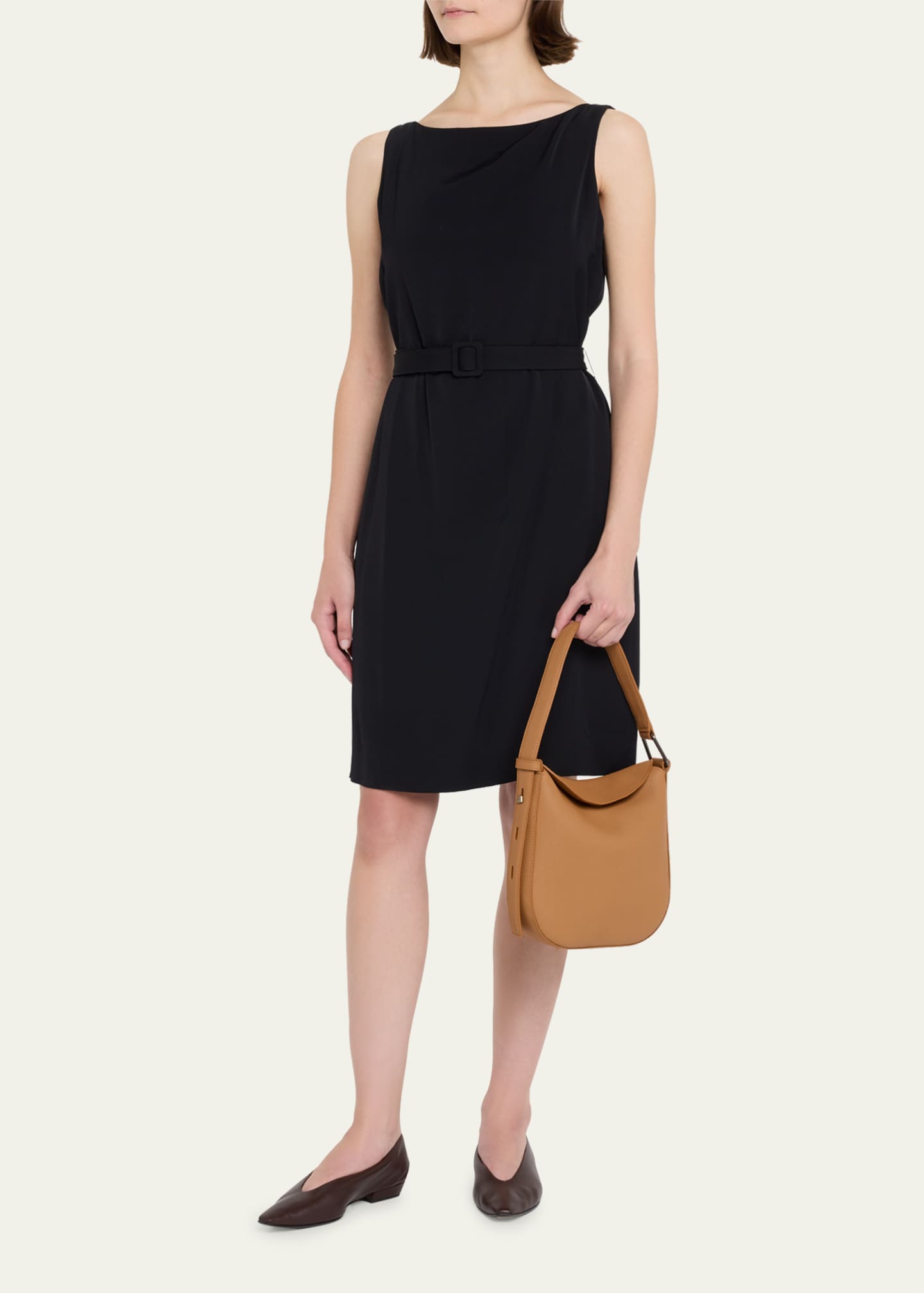 Akris Anna Little Leather Hobo Bag Image 5 of 5