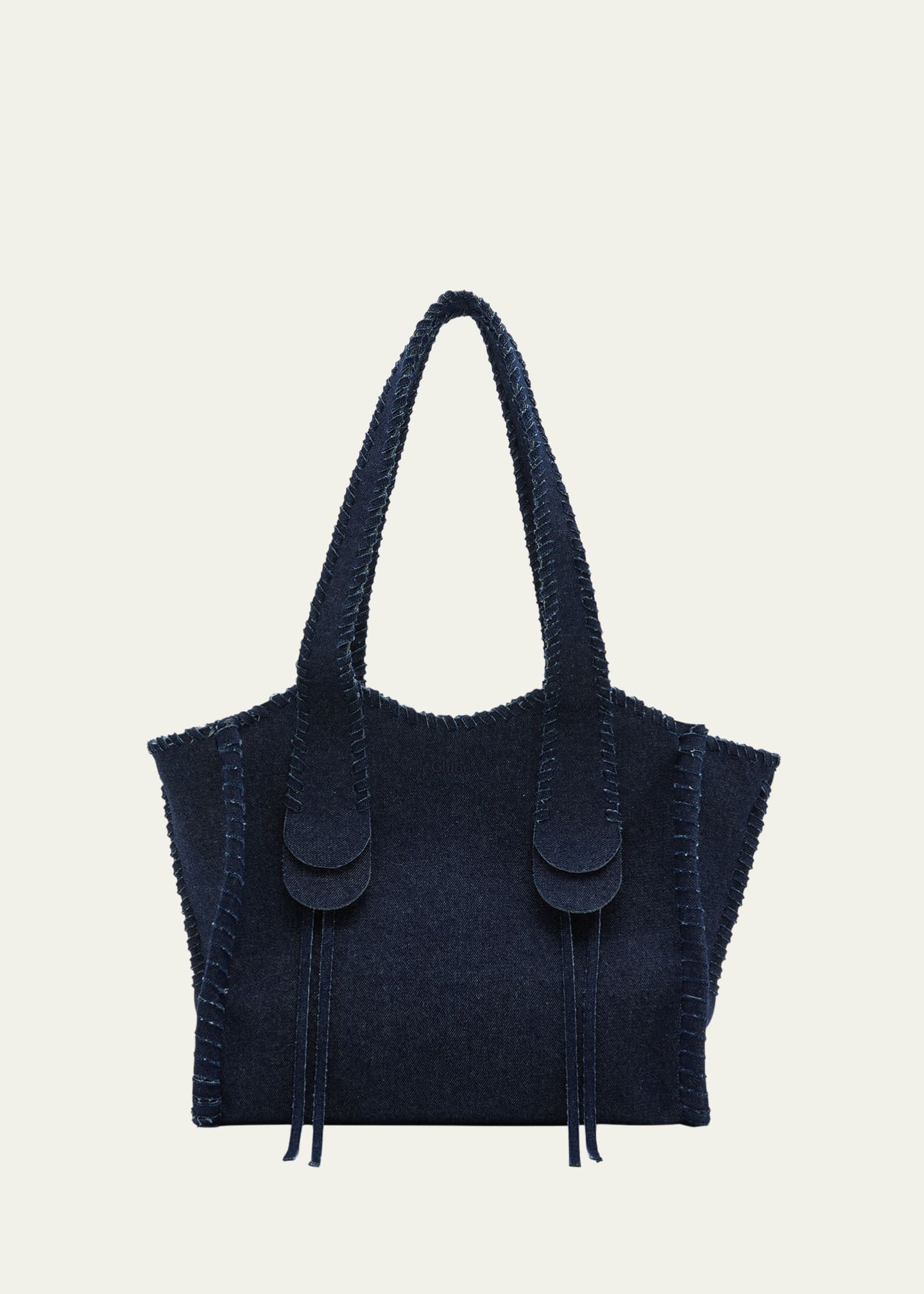Chloe top denim bag