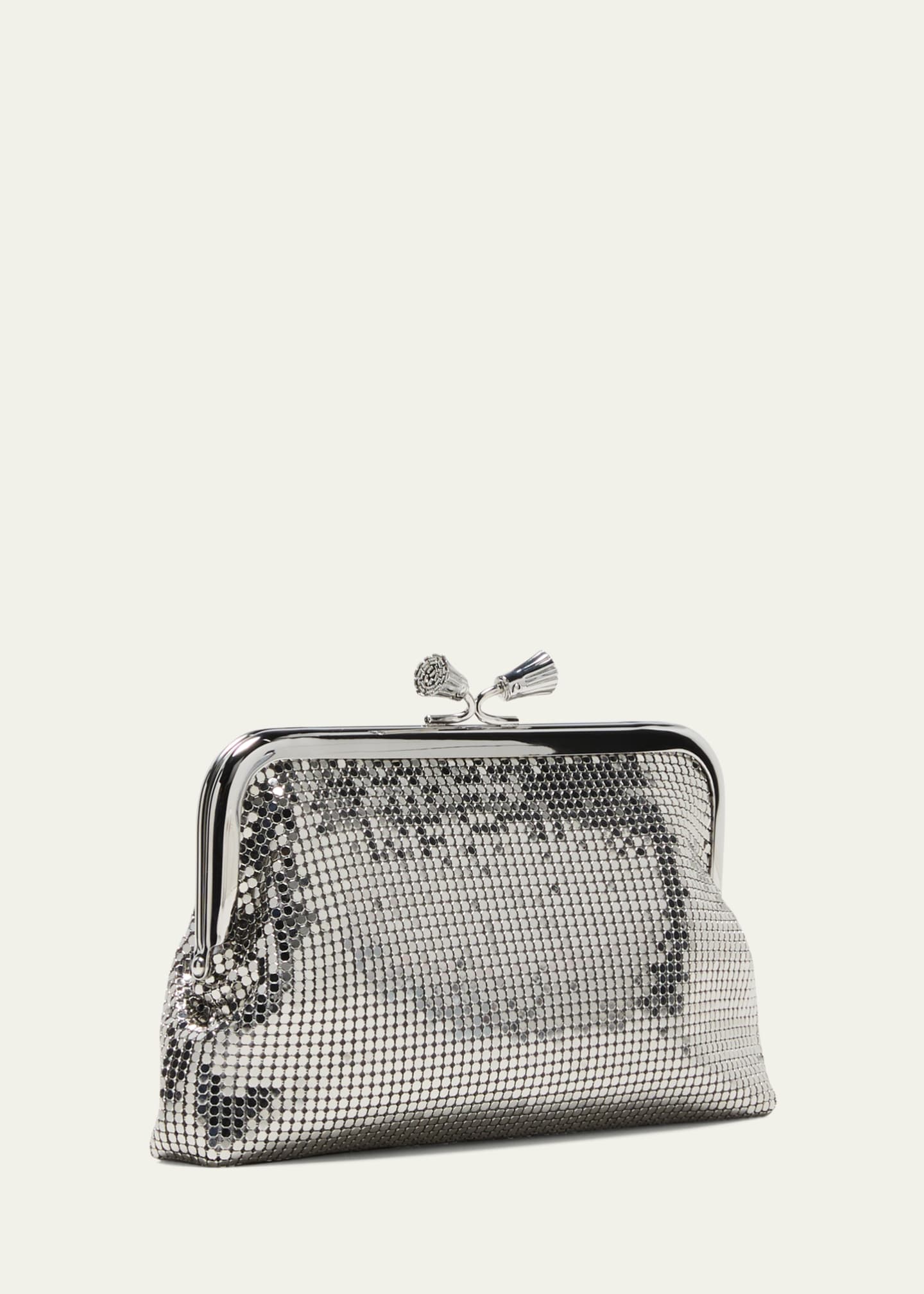 Mesh clutch bag store