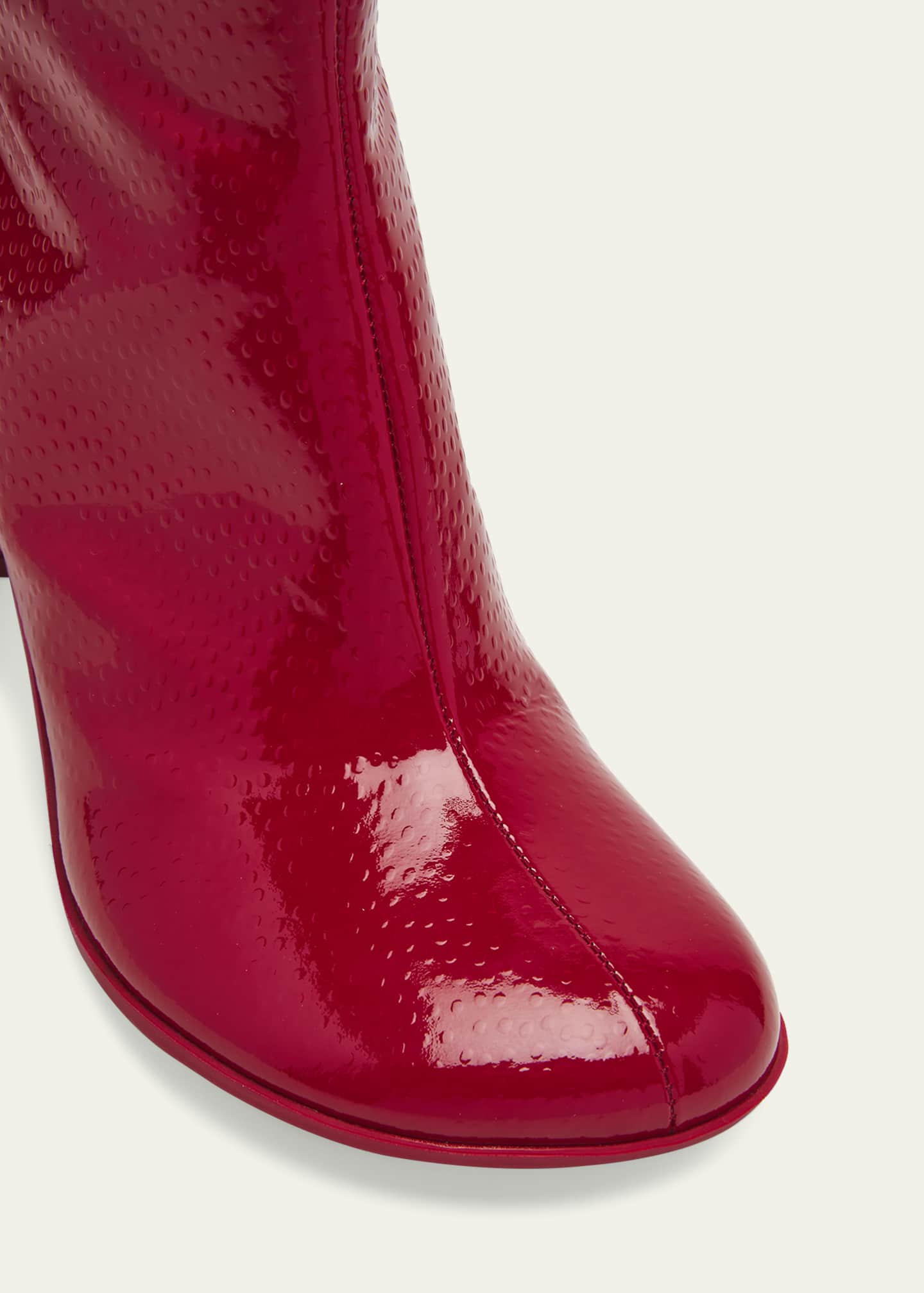 Bottega Veneta 70mm Atomic Bubble Leather Ankle Boots Image 5 of 5