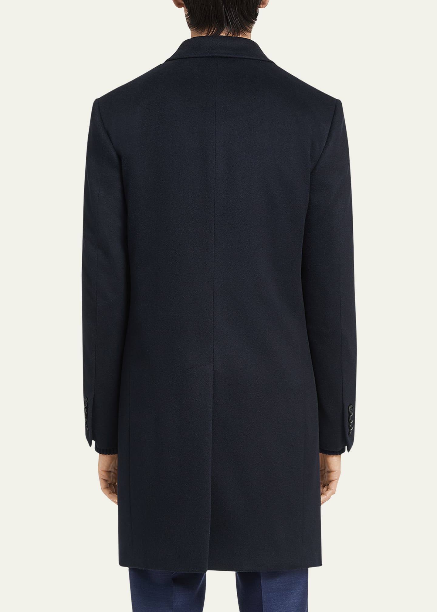 ZEGNA Men's Solid Cashmere Topcoat - Bergdorf Goodman