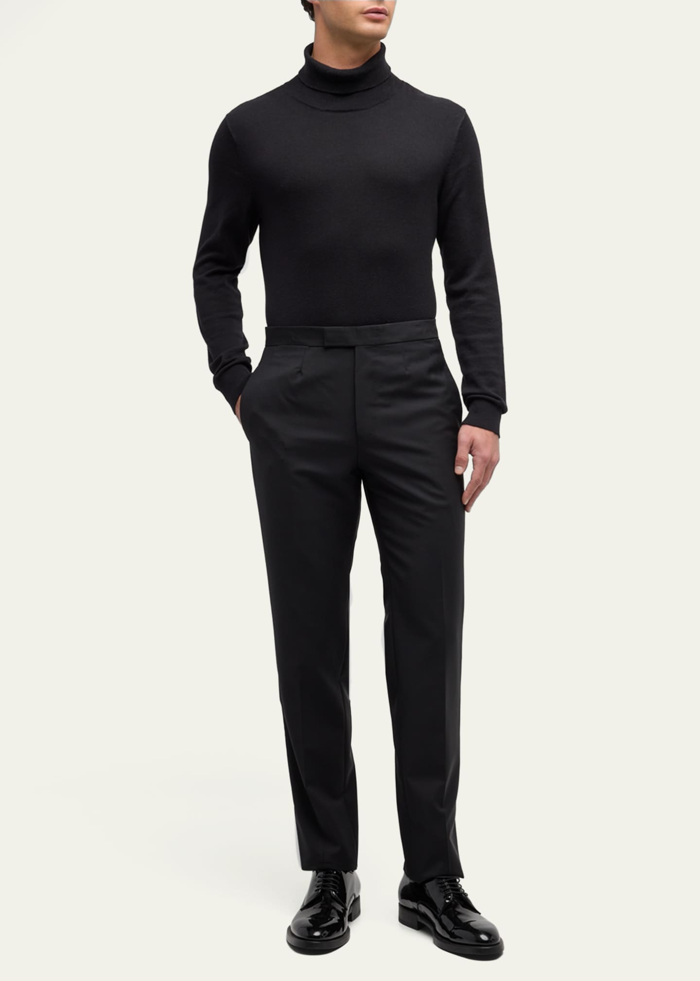 ZEGNA Men's Formal Wool-Mohair Pants - Bergdorf Goodman