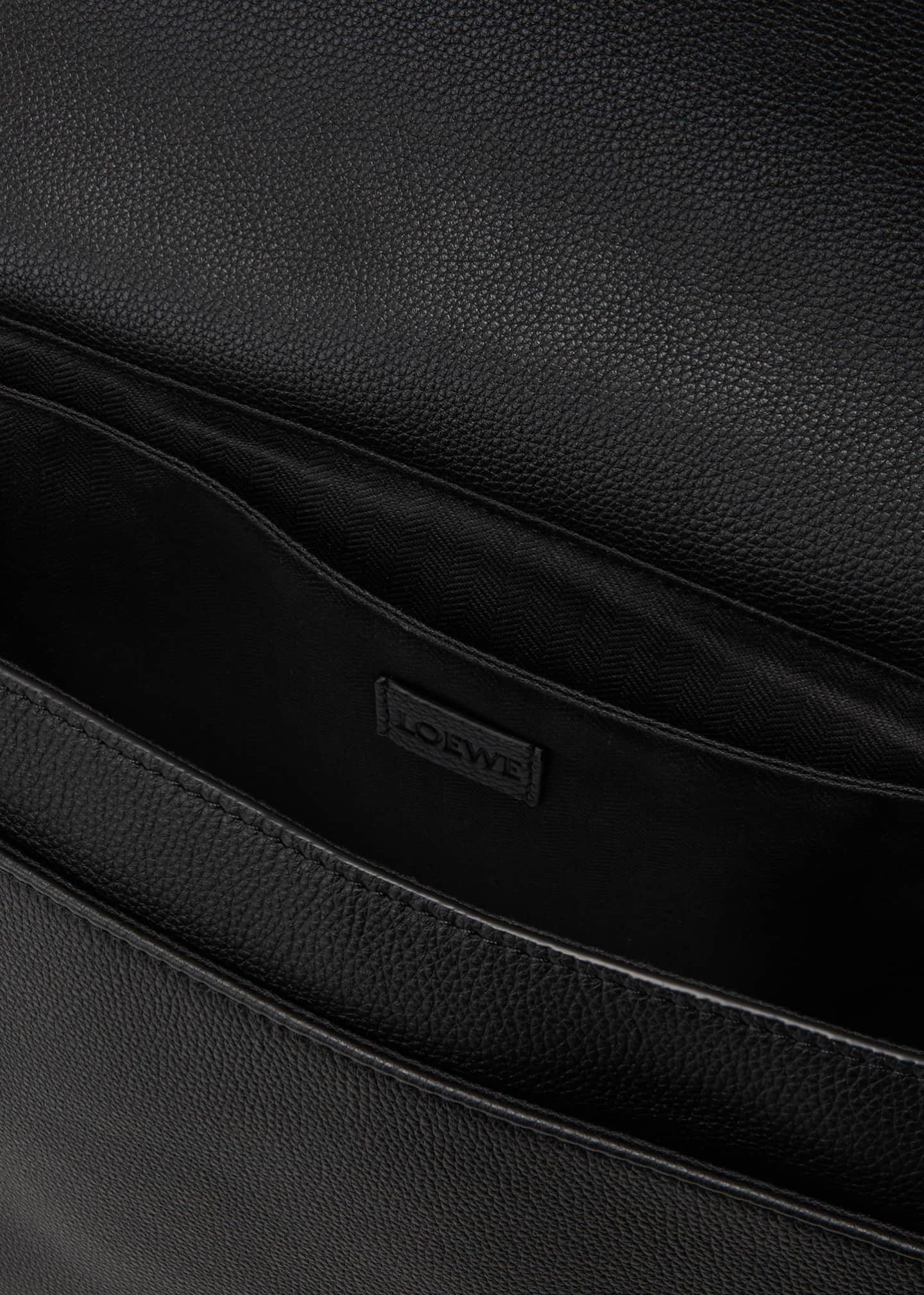 loewe grained leather