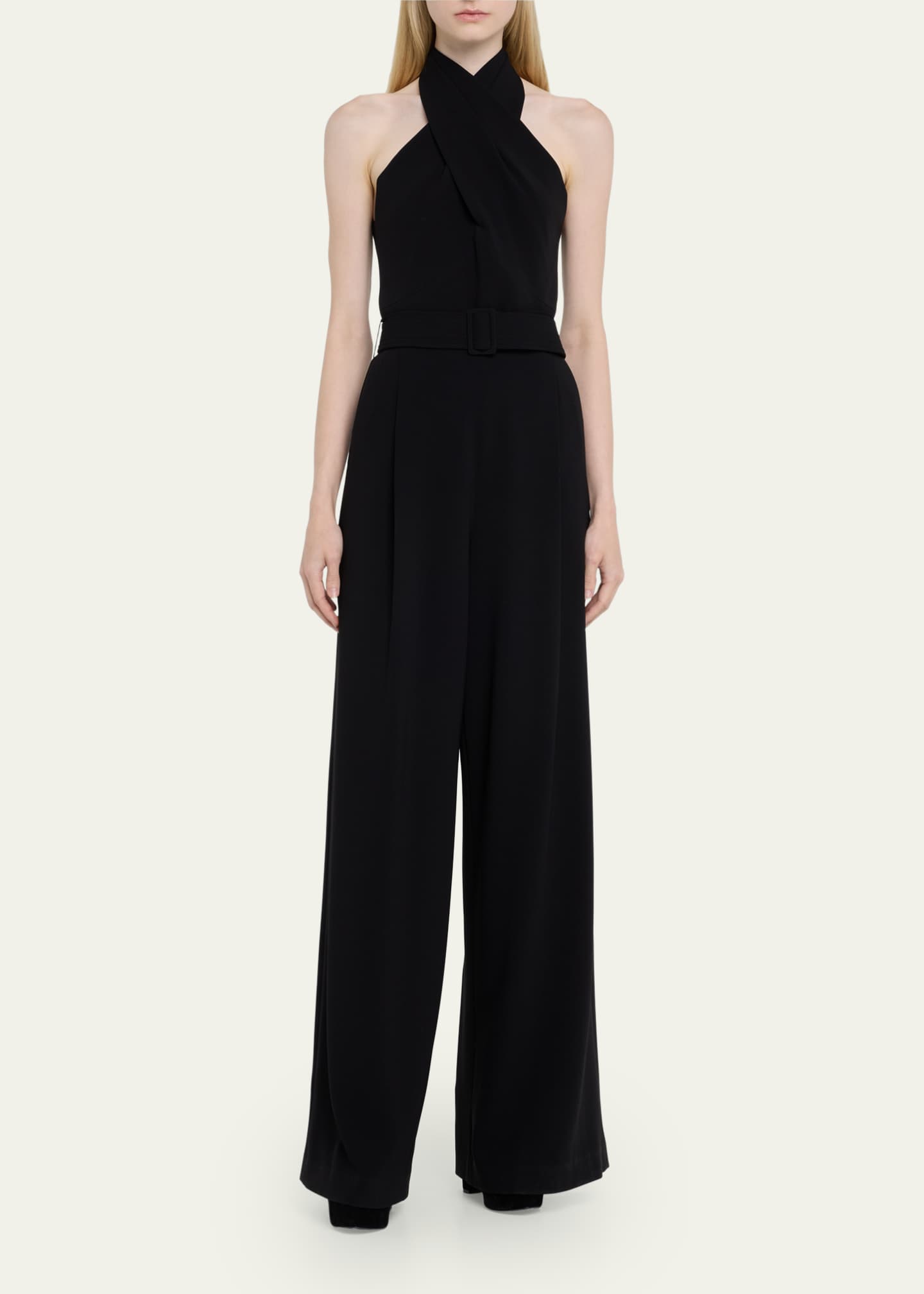 A.L.C. Murphy High-Neck Wide-Leg Jumpsuit - Bergdorf Goodman