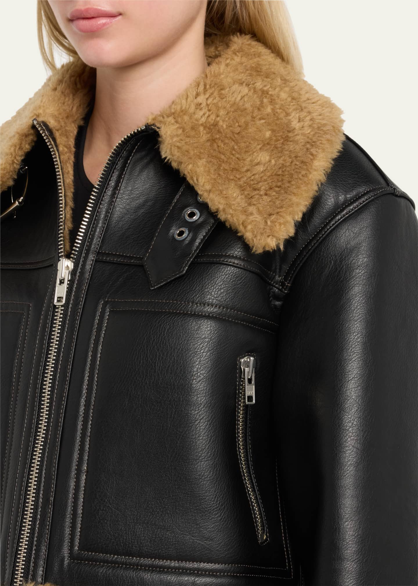 A.L.C. Aspen Faux-Leather Jacket - Bergdorf Goodman