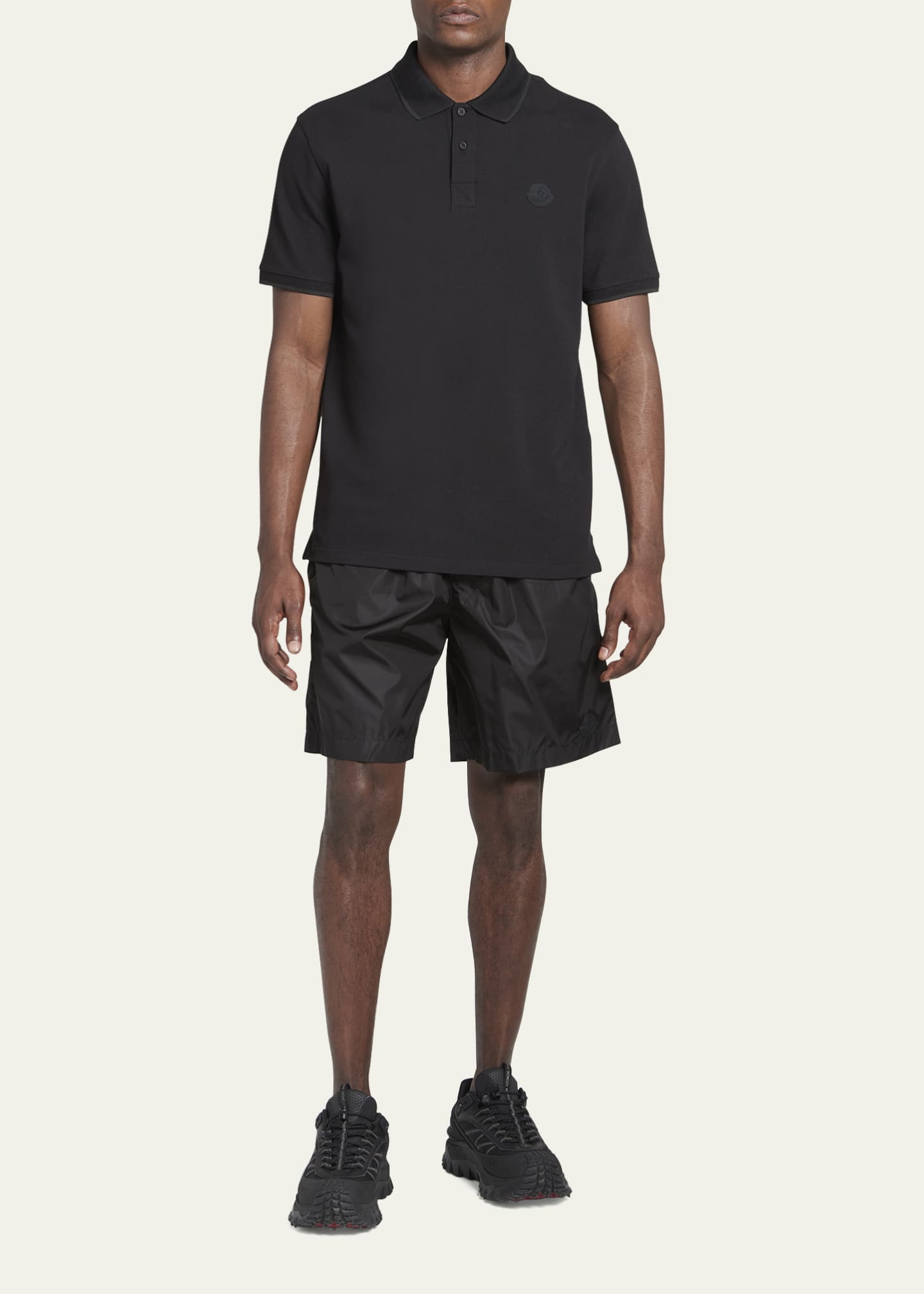 Moncler shorts and shirt set mens top