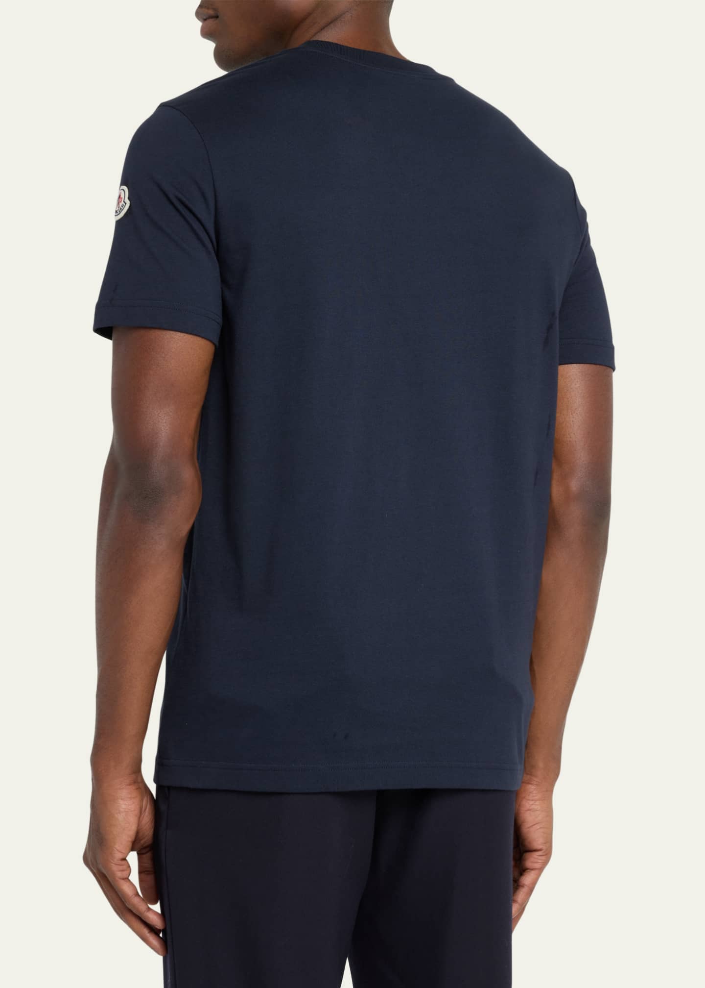 Moncler Men s Archivio Jersey Logo Patch T Shirt Bergdorf Goodman