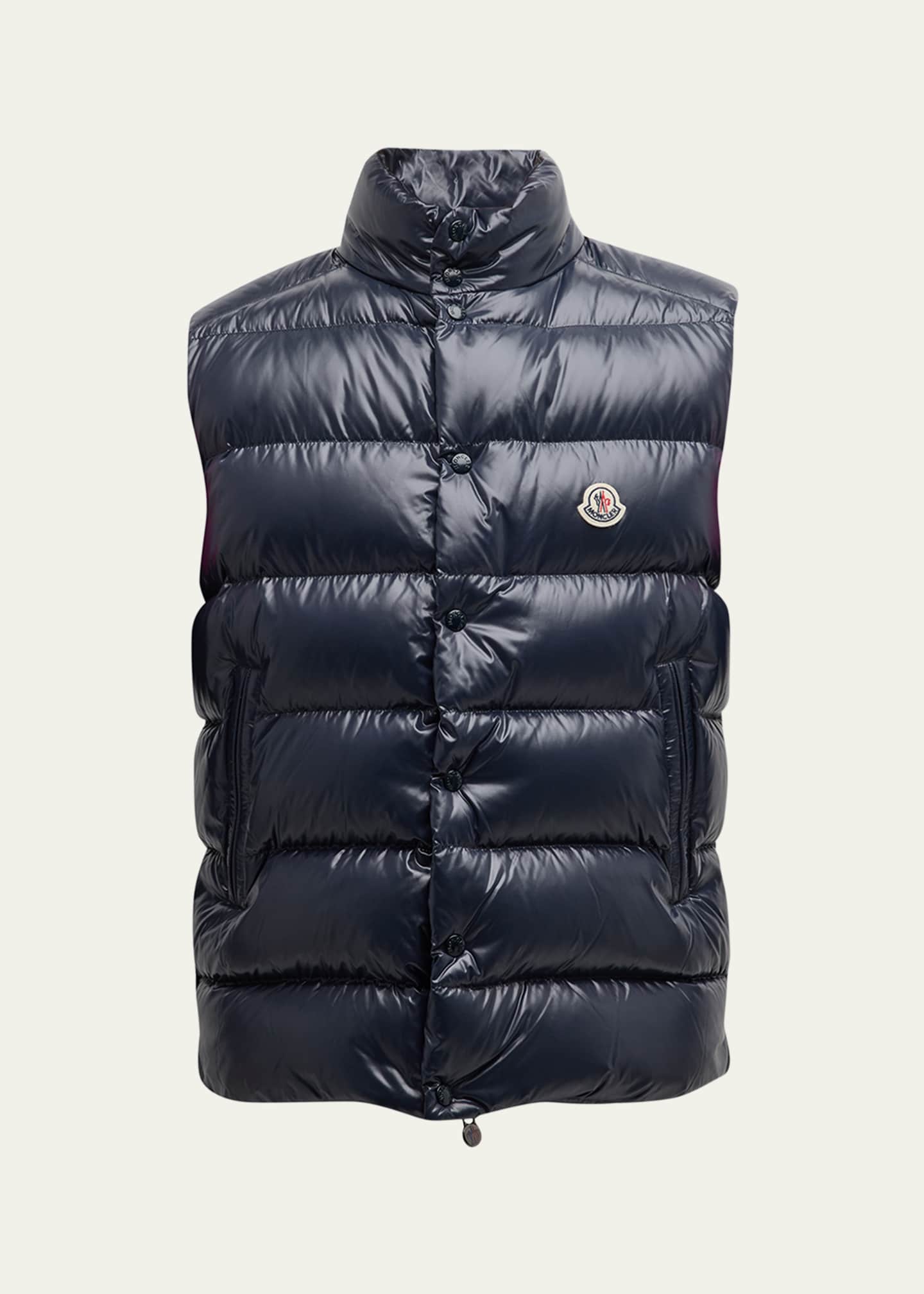 Moncler Men's Tibb Nylon Laque Vest - Bergdorf Goodman