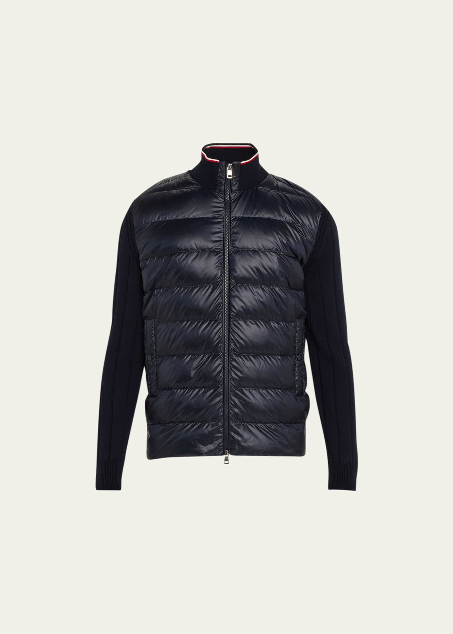 Moncler Men's Padded Cardigan - Bergdorf Goodman