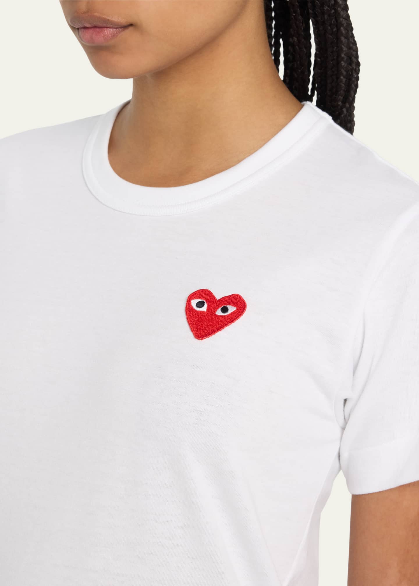 Cdg logo t shirt on sale