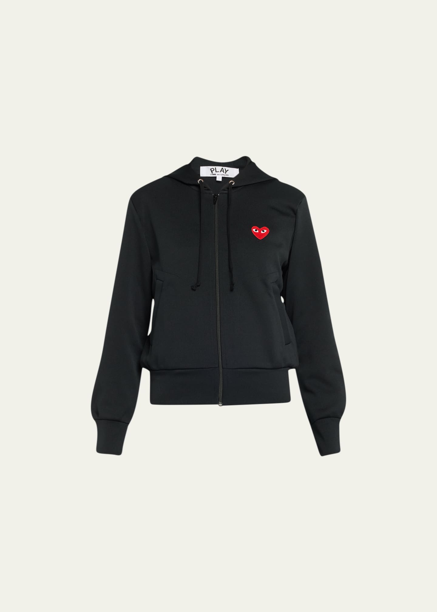 Cdg black sweatshirt cheap