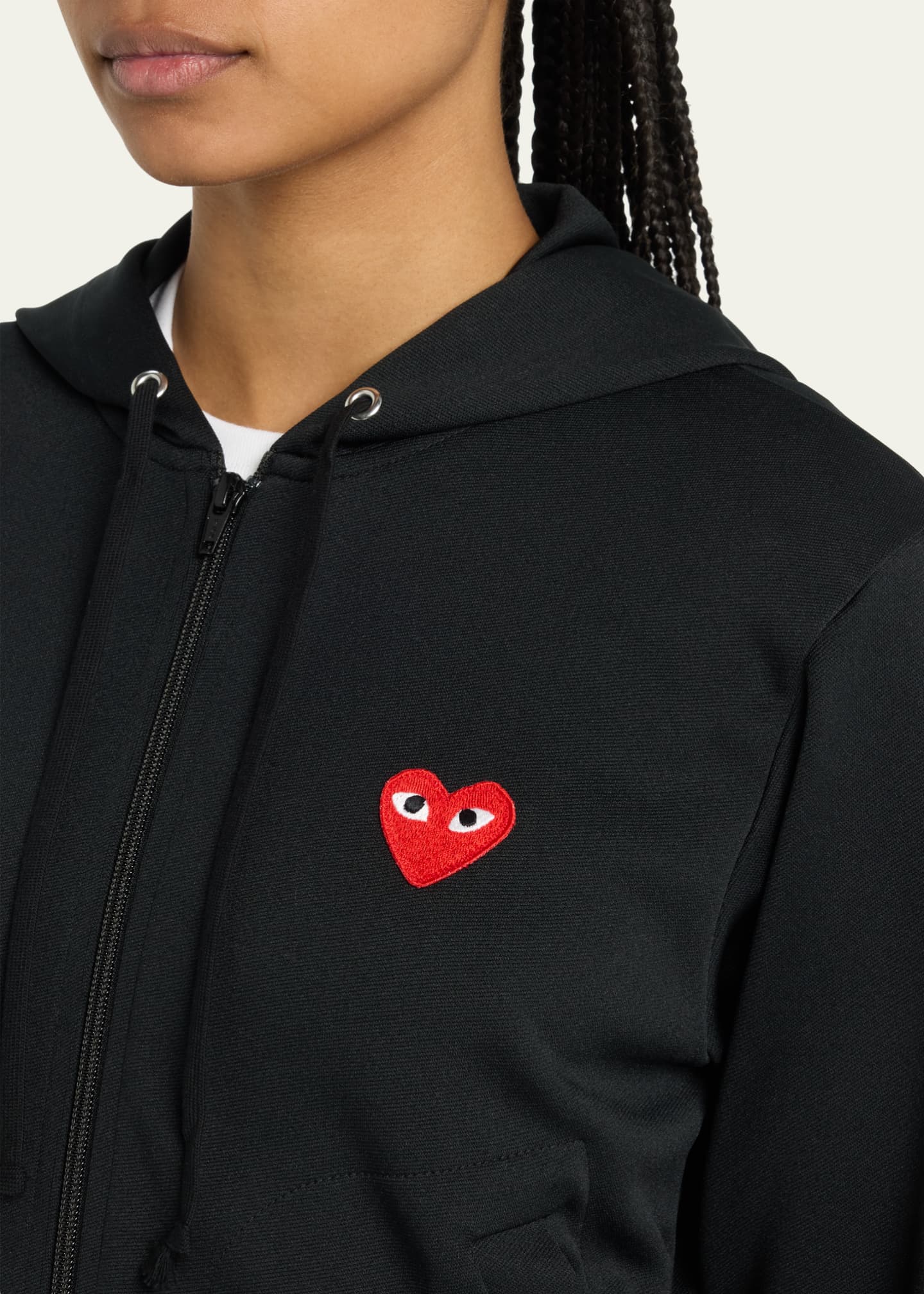 Cdg play sweatshirt hot sale