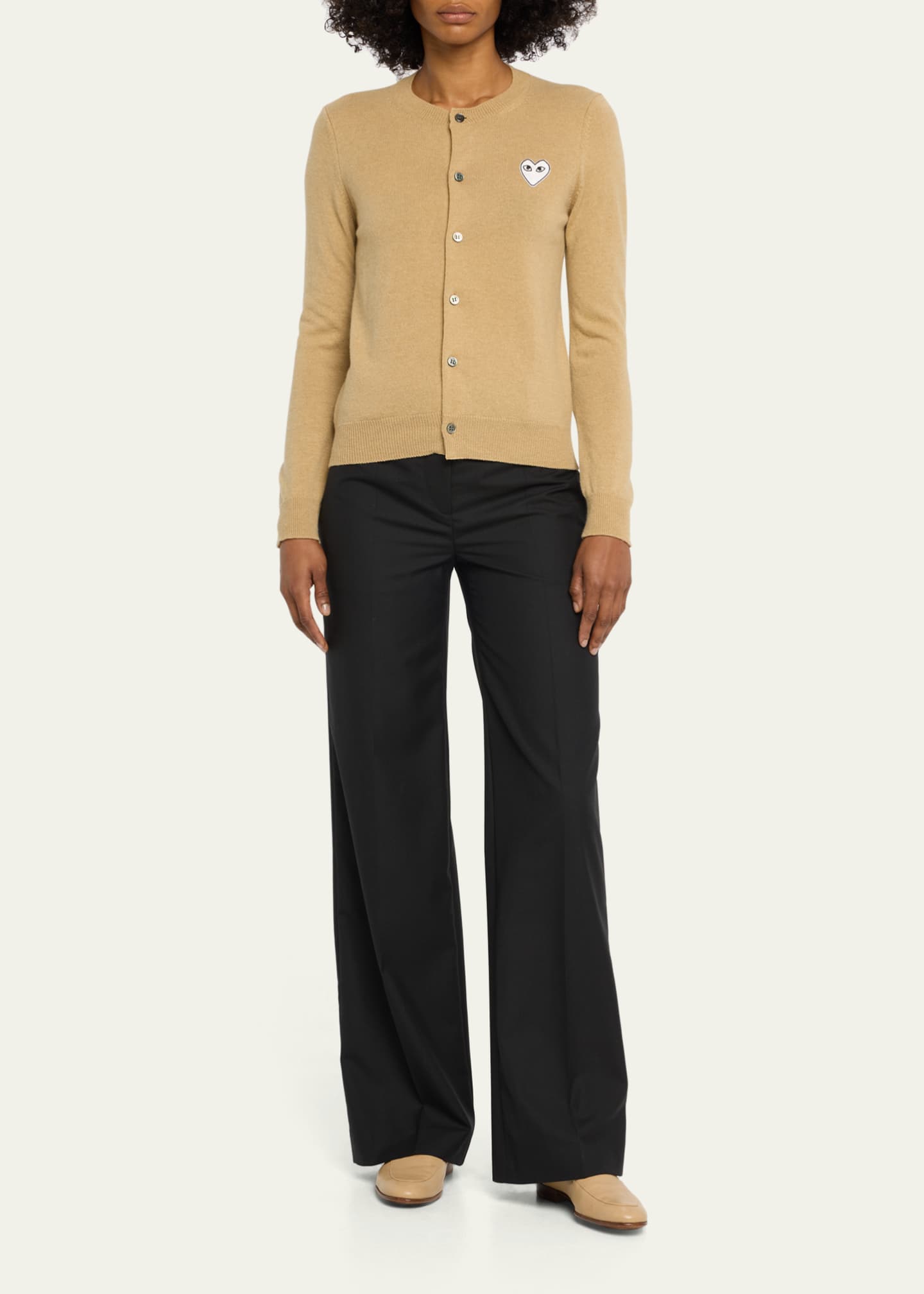 Comme des garcons play cardigan beige sales