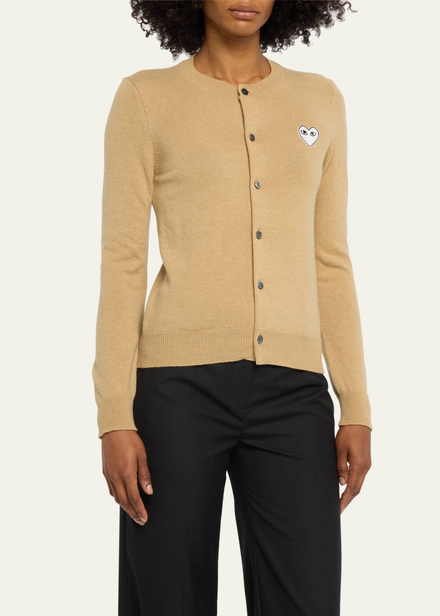 Cdg beige cardigan 2025