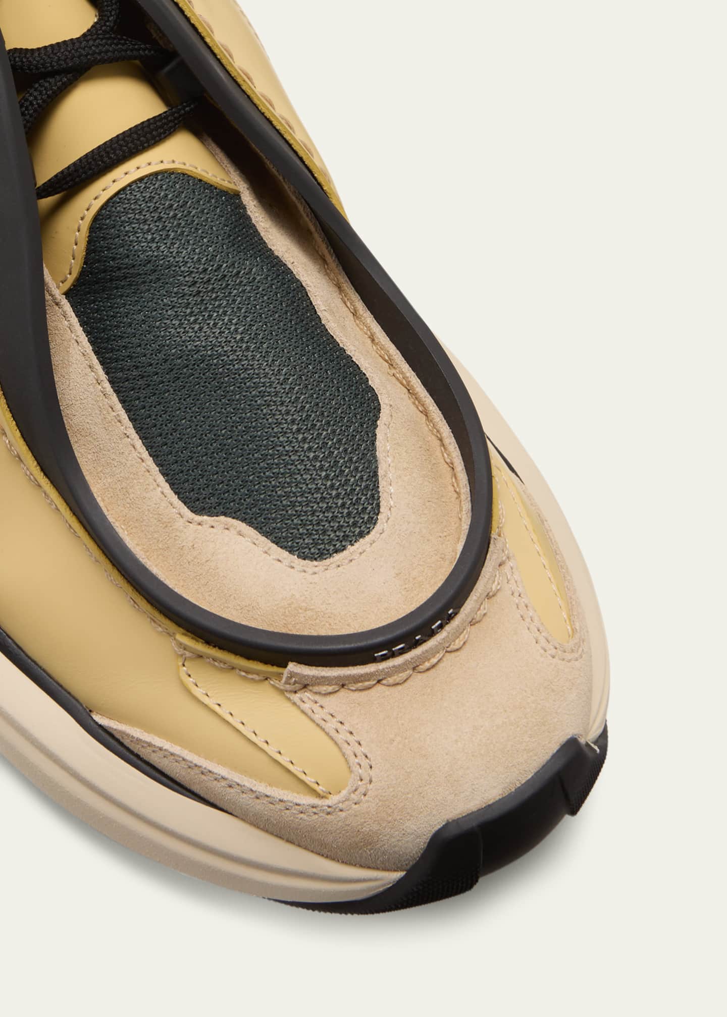 Prada Men s SYSTEME Suede and Mesh Sneakers Bergdorf Goodman