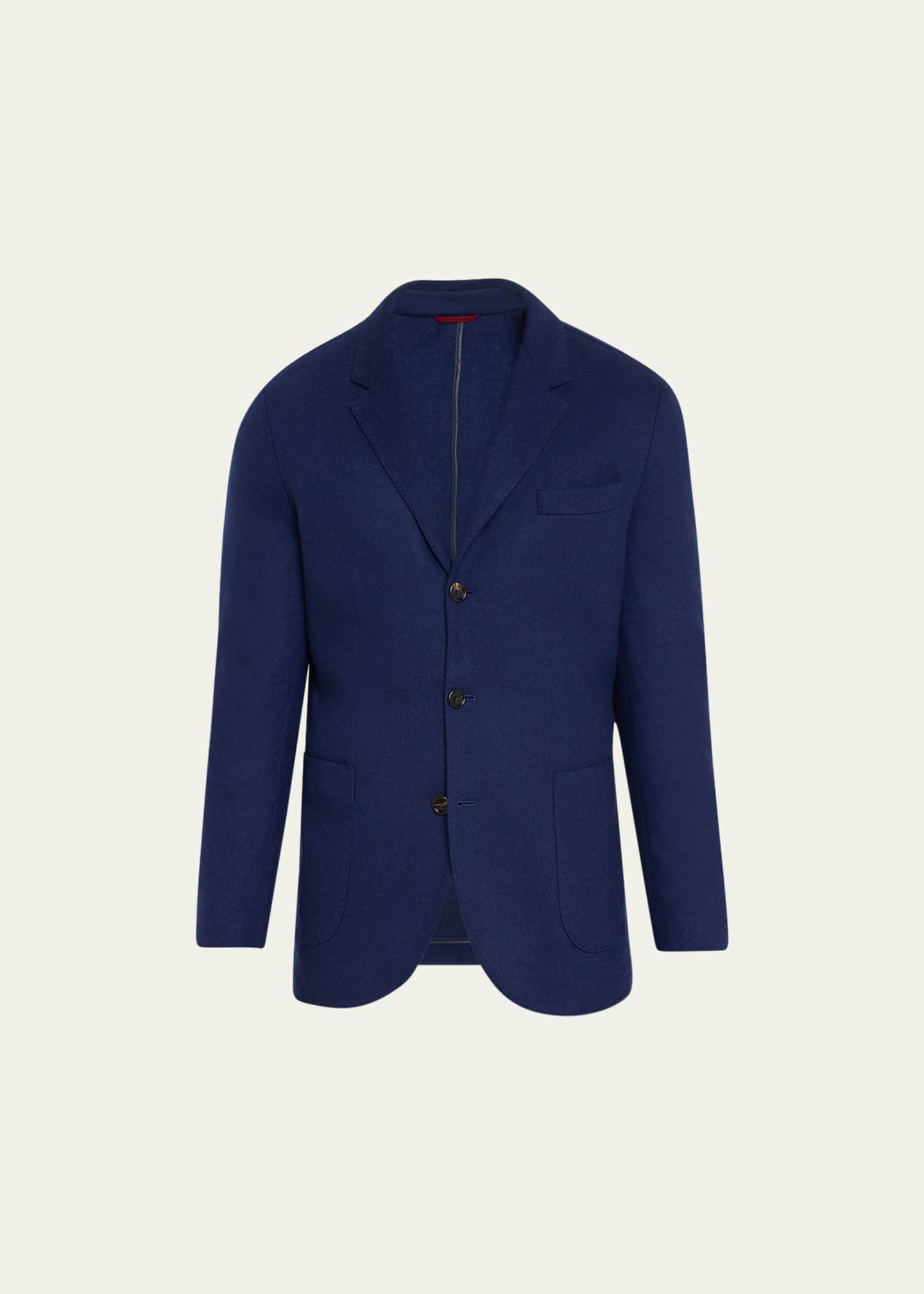 Brunello Cucinelli Men s Cashmere Jersey Sport Coat Bergdorf Goodman