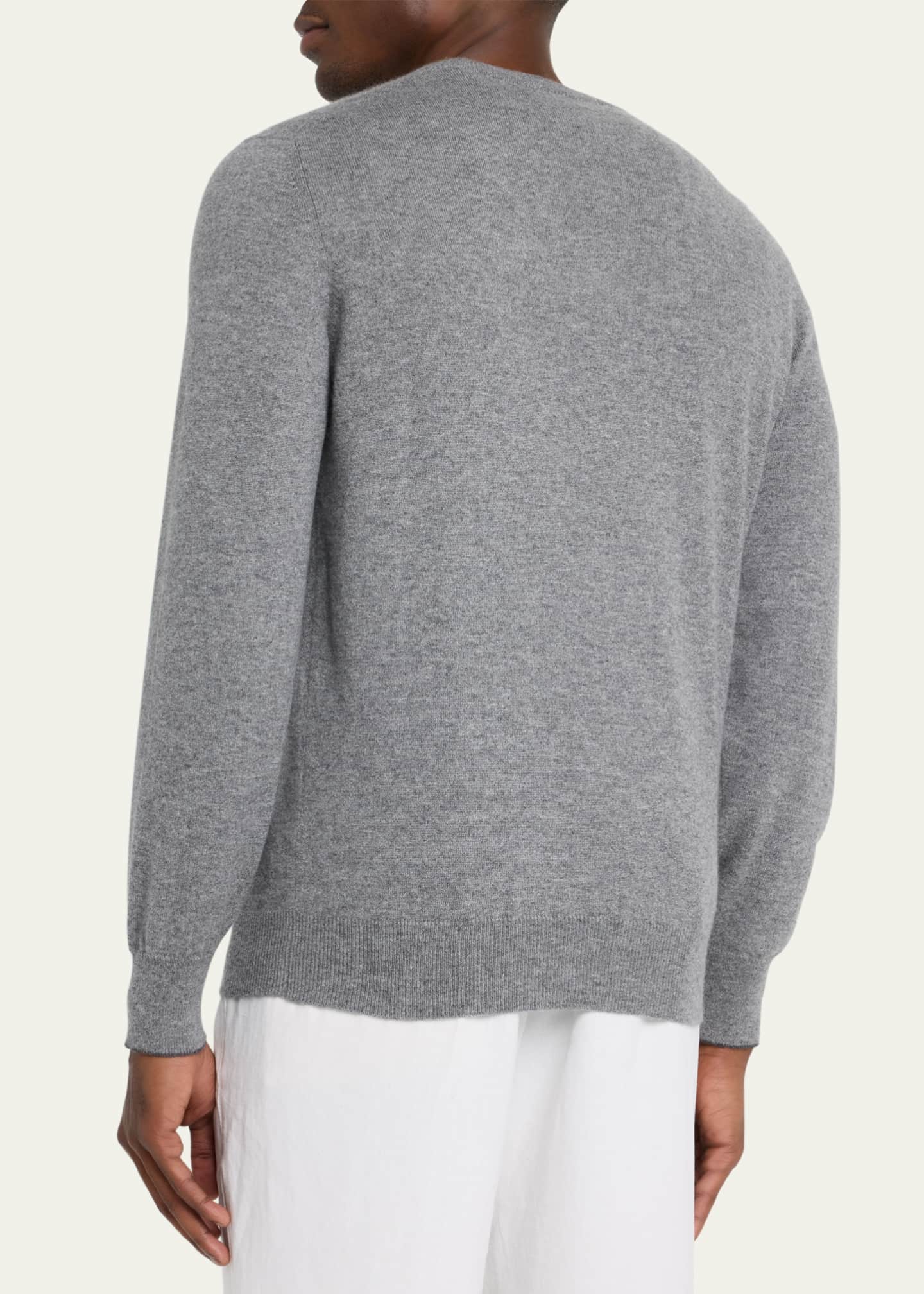 Brunello Cucinelli Men's Cashmere V-Neck Sweater - Bergdorf