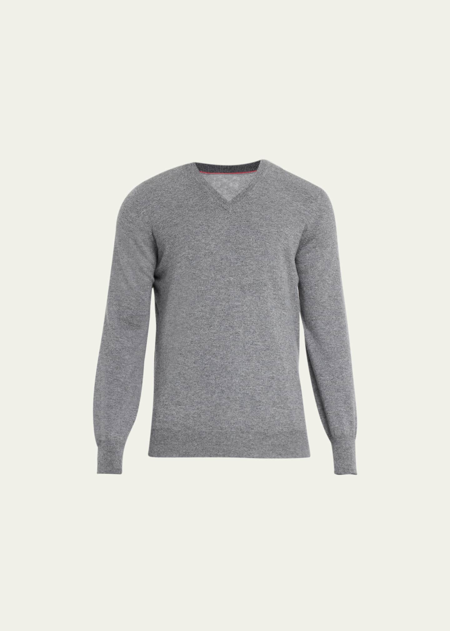 Brunello cucinelli v neck sweater shop