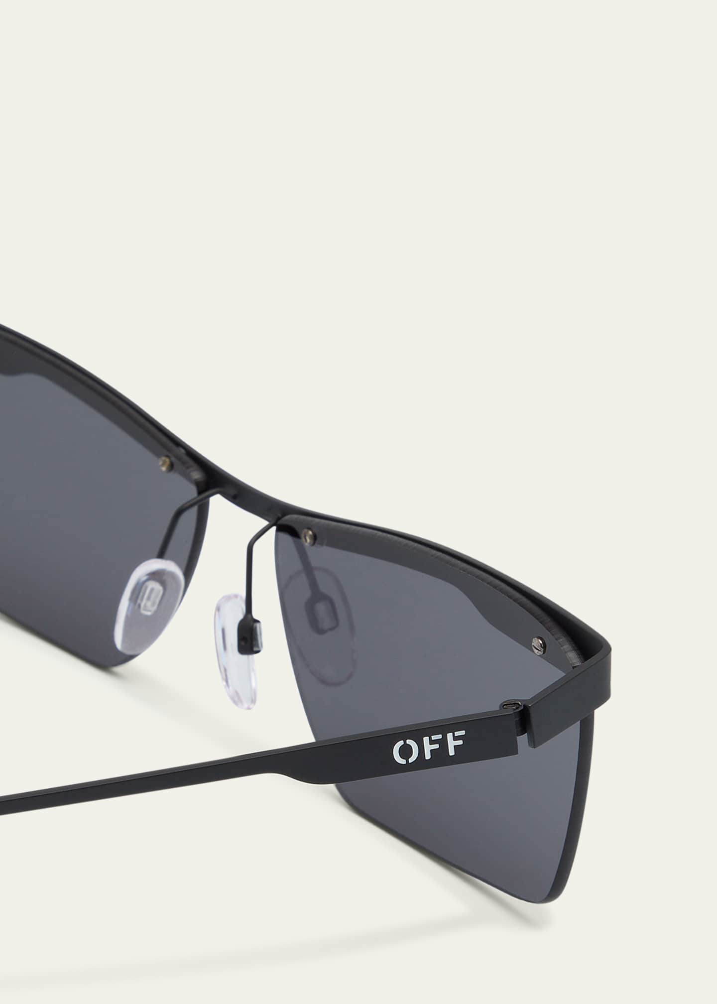 Off-White Rimini Metal Alloy & Plastic Aviator Sunglasses Image 4 of 5
